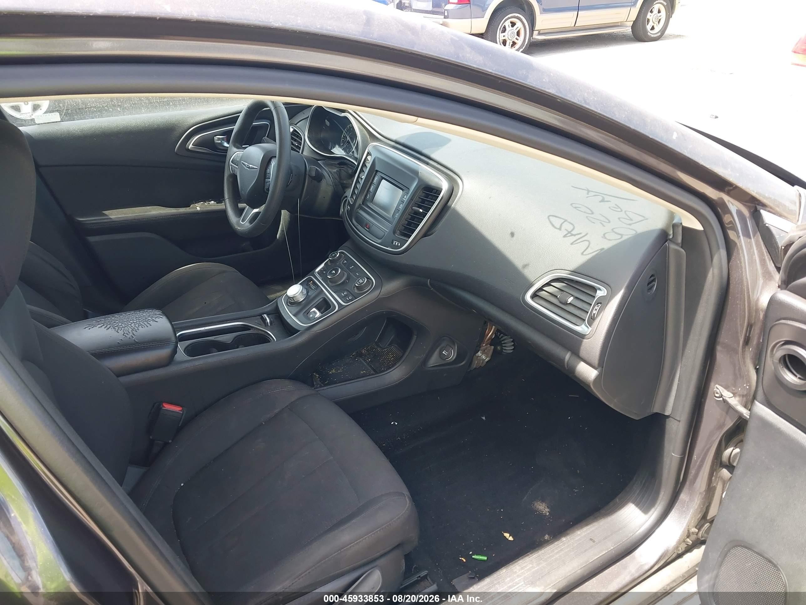 2015 Chrysler 200 Limited Серый vin: 1C3CCCAB9FN683905