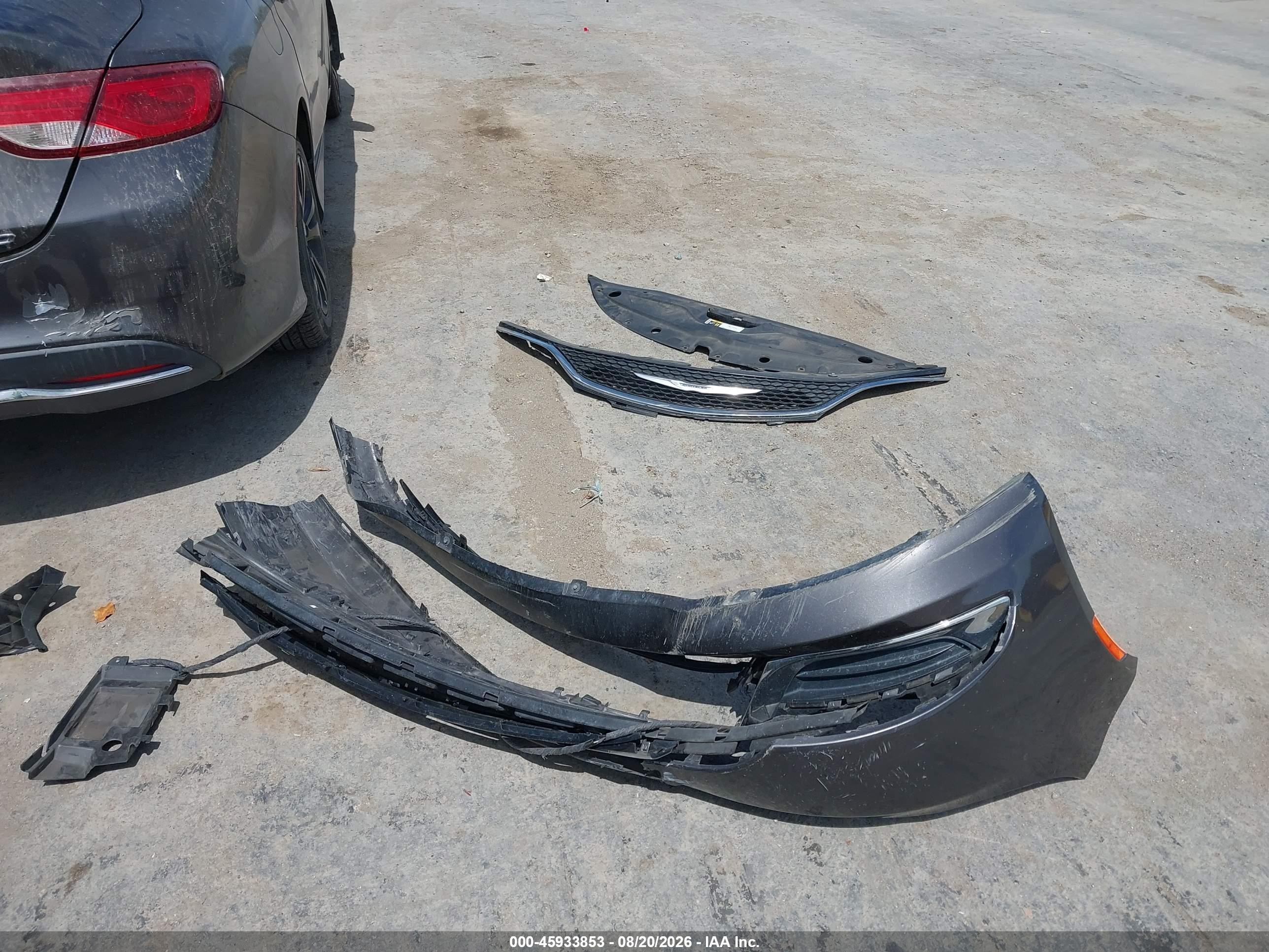 2015 Chrysler 200 Limited Серый vin: 1C3CCCAB9FN683905