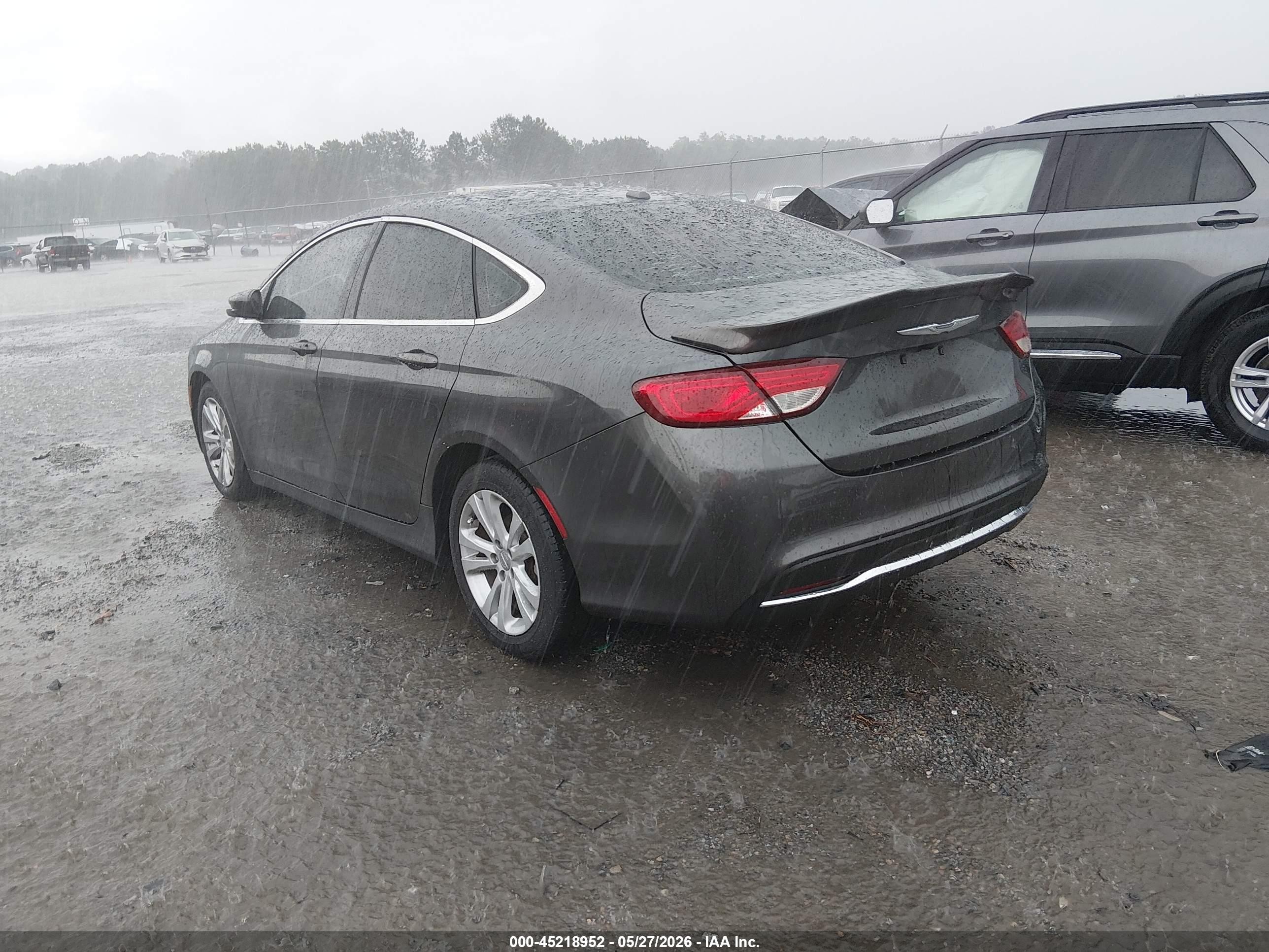 2015 Chrysler 200 Limited Серый vin: 1C3CCCAB9FN684746