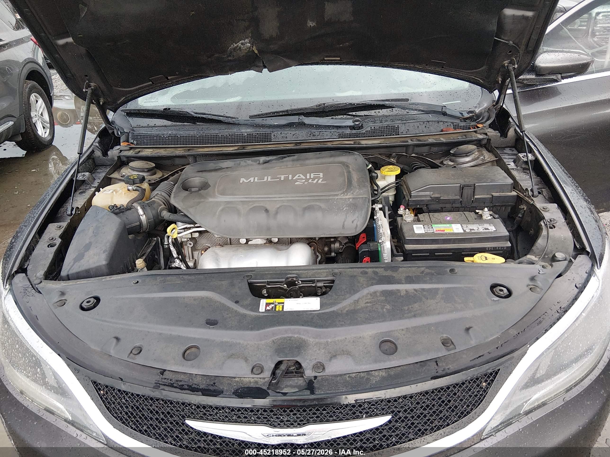 2015 Chrysler 200 Limited Серый vin: 1C3CCCAB9FN684746