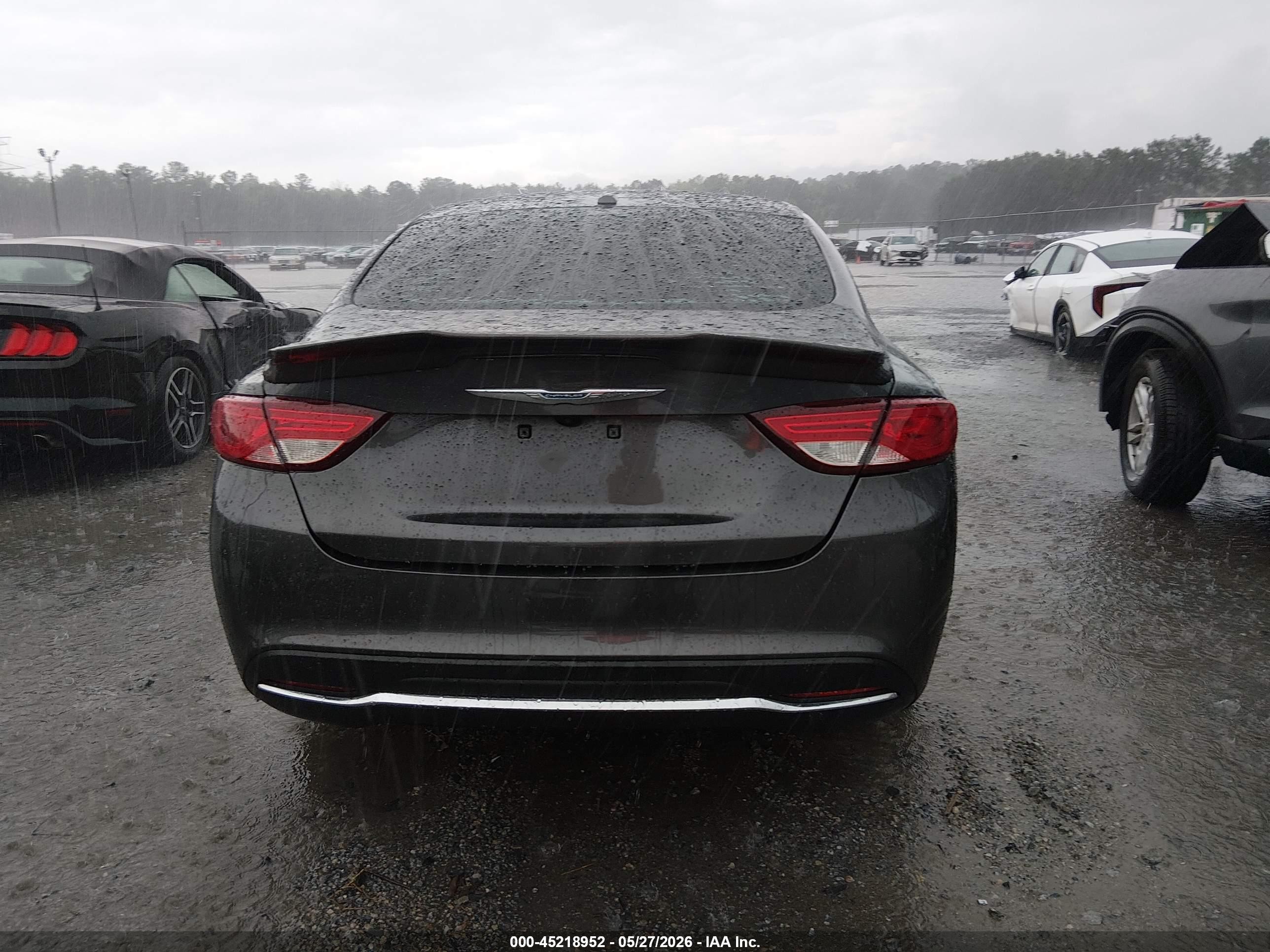 2015 Chrysler 200 Limited Серый vin: 1C3CCCAB9FN684746