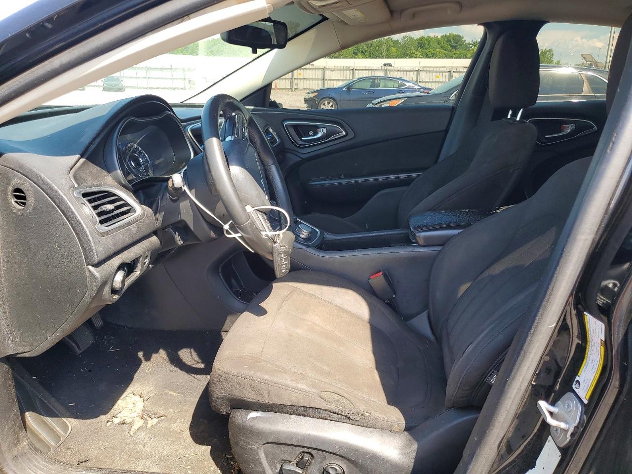 2015 Chrysler 200 Limited Черный vin: 1C3CCCAB9FN688375