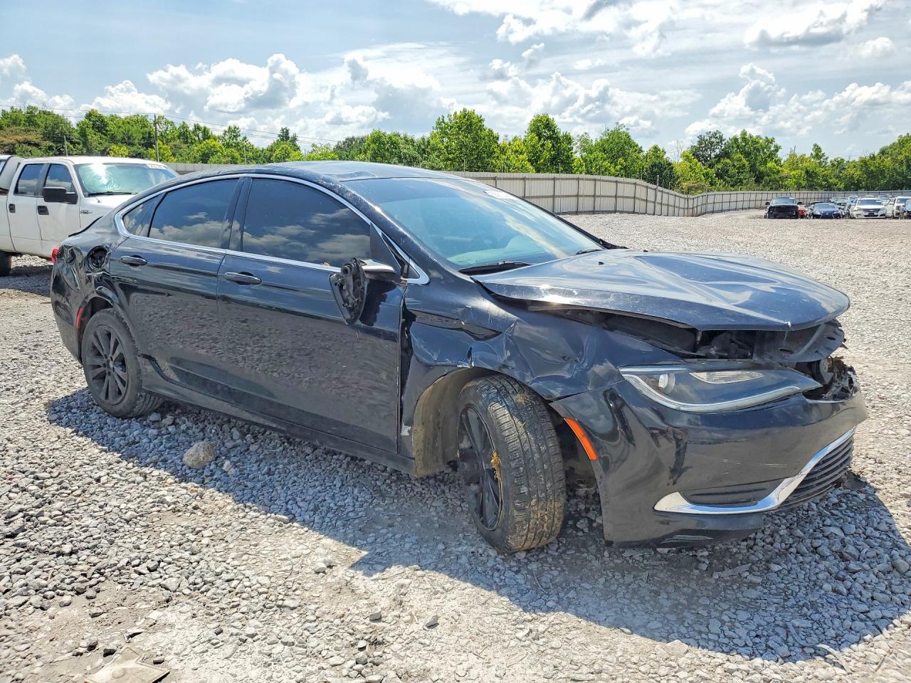 2015 Chrysler 200 Limited Черный vin: 1C3CCCAB9FN688375