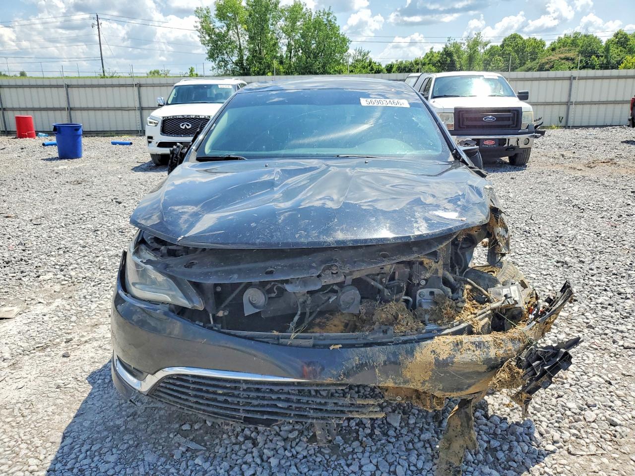 2015 Chrysler 200 Limited Черный vin: 1C3CCCAB9FN688375