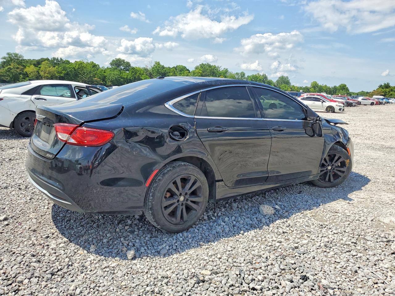 2015 Chrysler 200 Limited Черный vin: 1C3CCCAB9FN688375