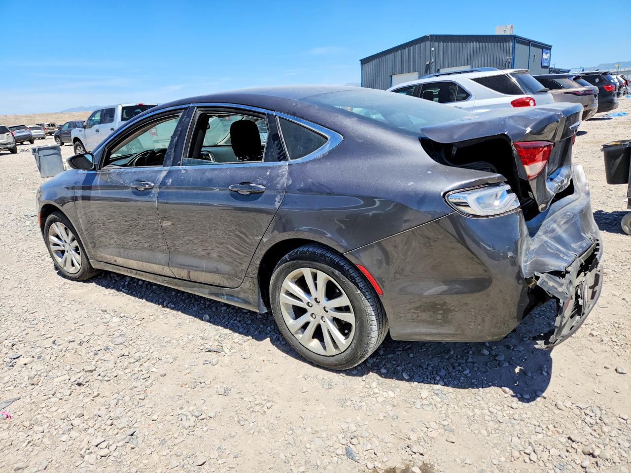 2015 Chrysler 200 Limited Gray vin: 1C3CCCAB9FN691762