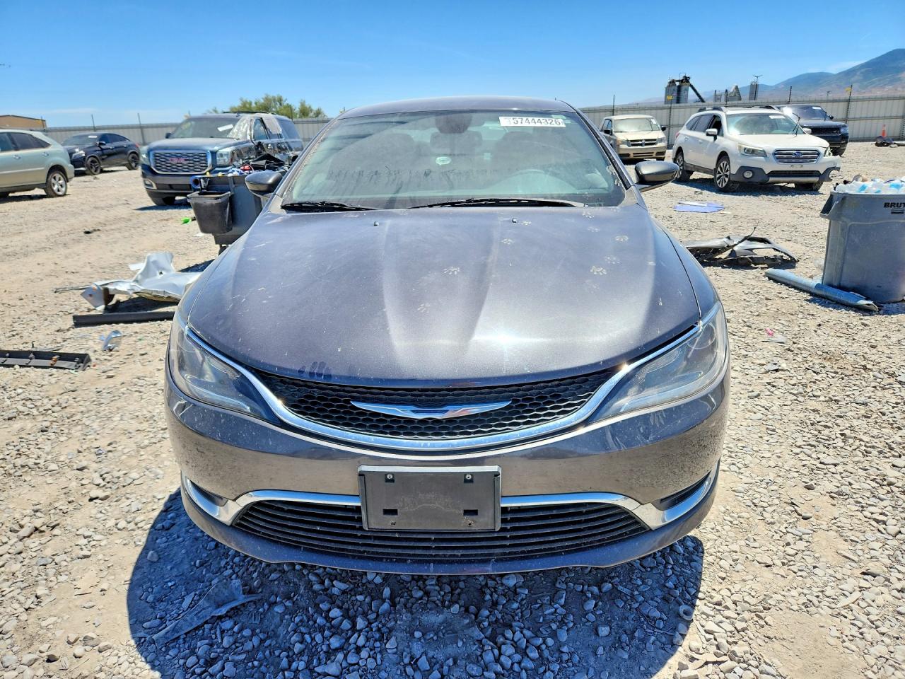 2015 Chrysler 200 Limited Gray vin: 1C3CCCAB9FN691762