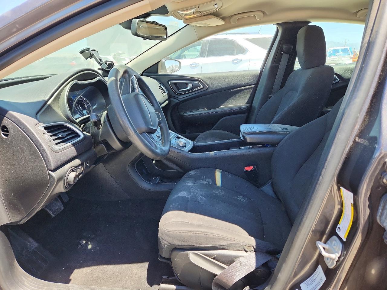 2015 Chrysler 200 Limited Gray vin: 1C3CCCAB9FN691762