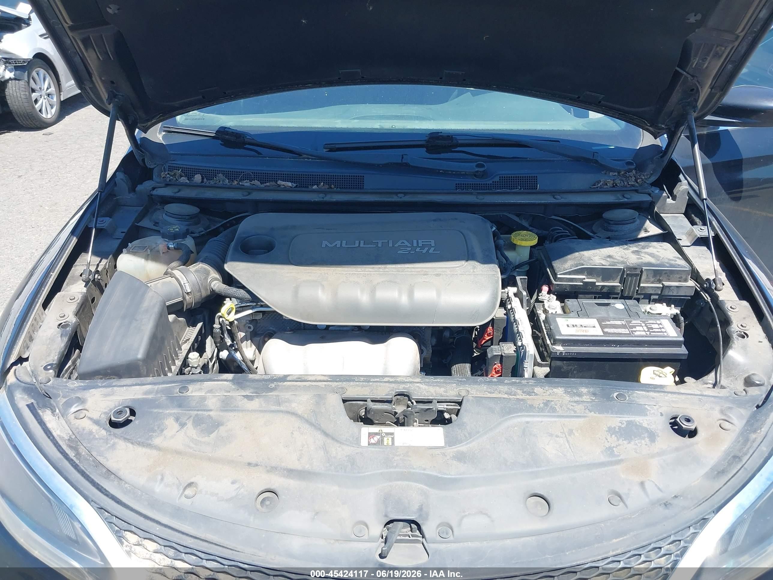 2015 Chrysler 200 Limited Черный vin: 1C3CCCAB9FN695097