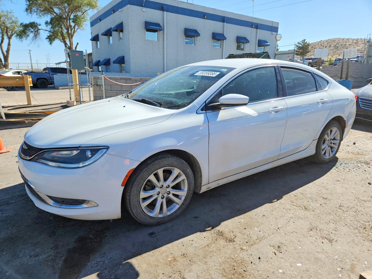 2015 Chrysler 200 Limited White vin: 1C3CCCAB9FN708799