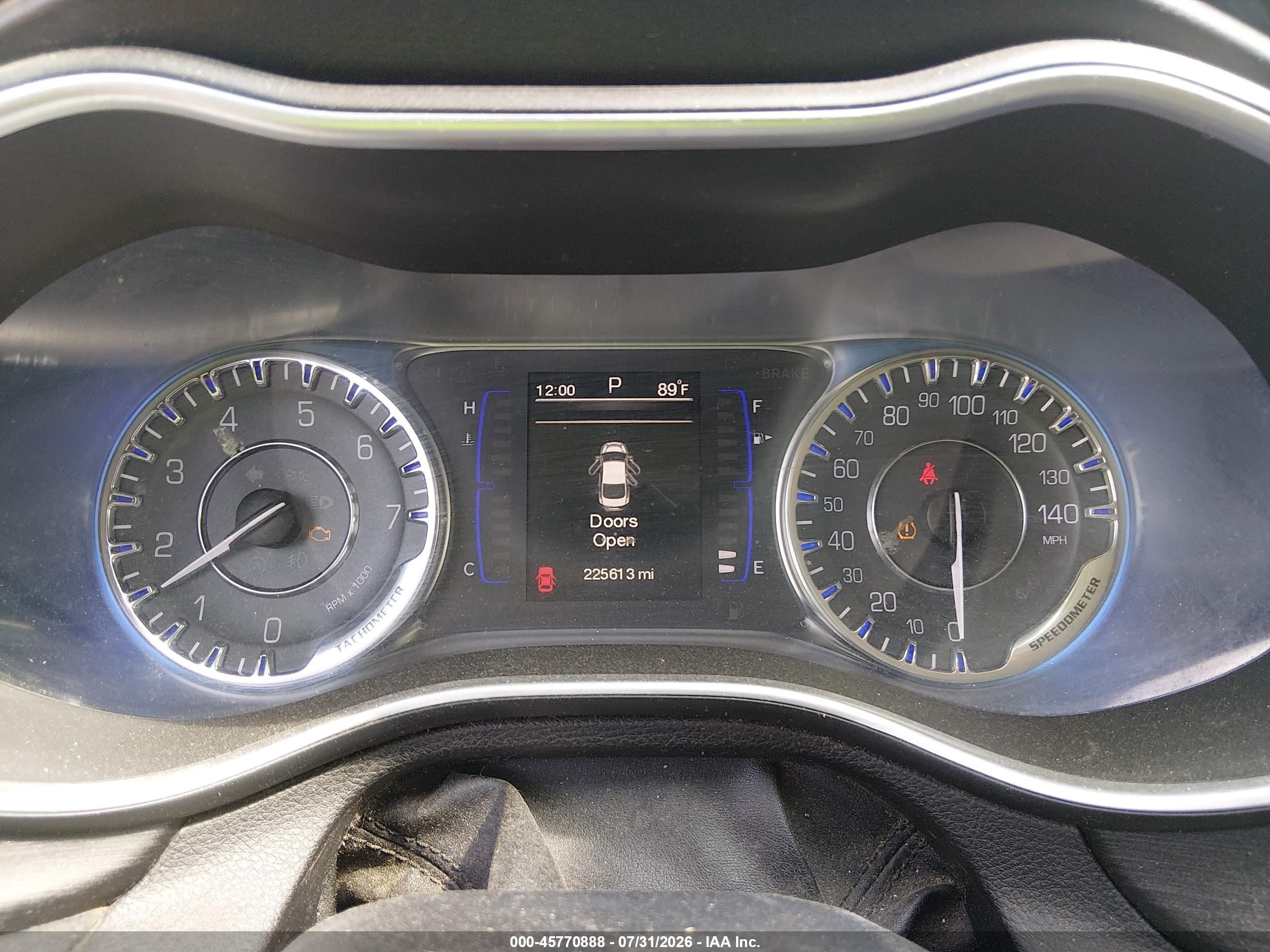 2015 Chrysler 200 Limited Light Blue vin: 1C3CCCAB9FN712769