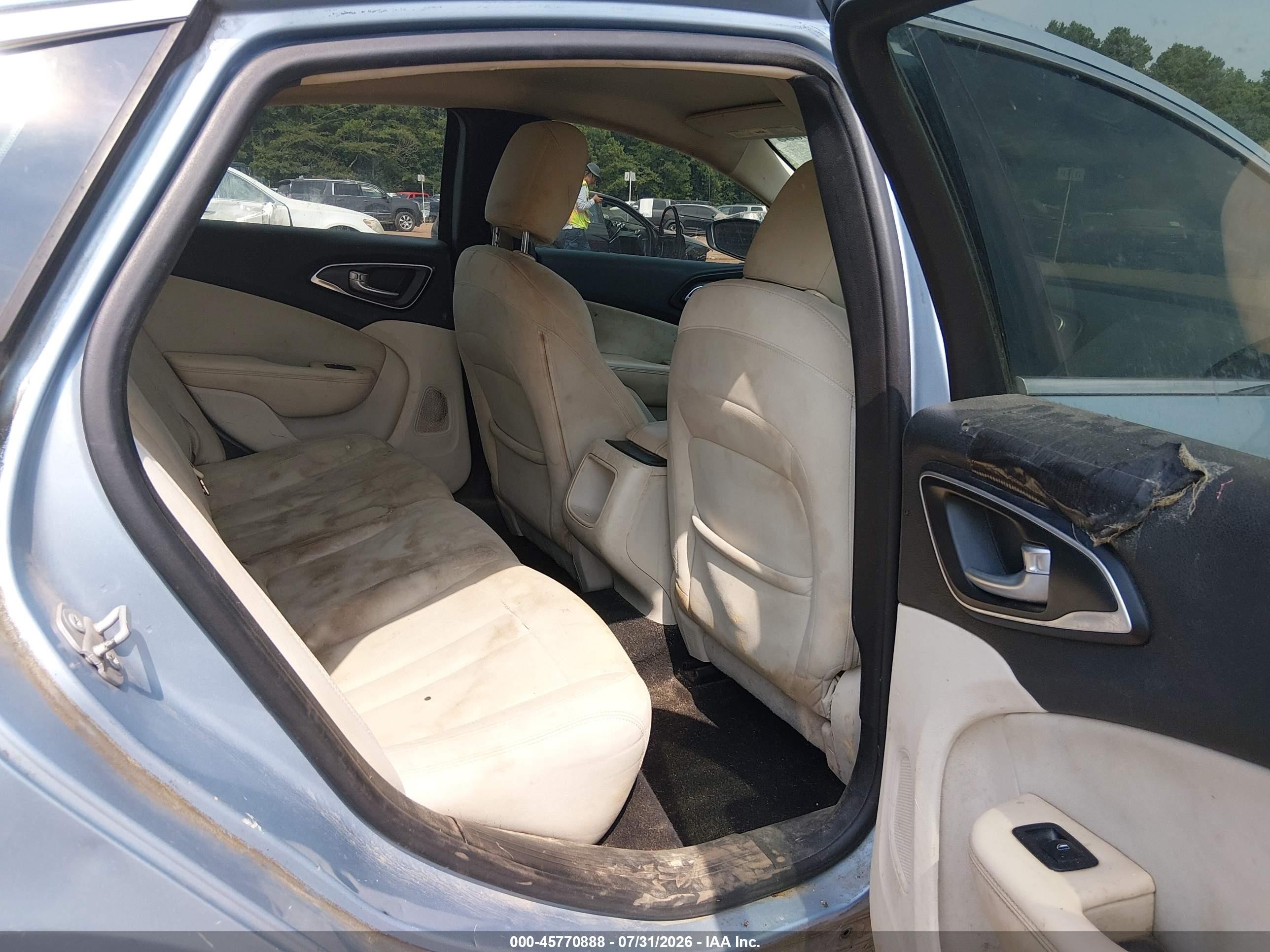 2015 Chrysler 200 Limited Light Blue vin: 1C3CCCAB9FN712769