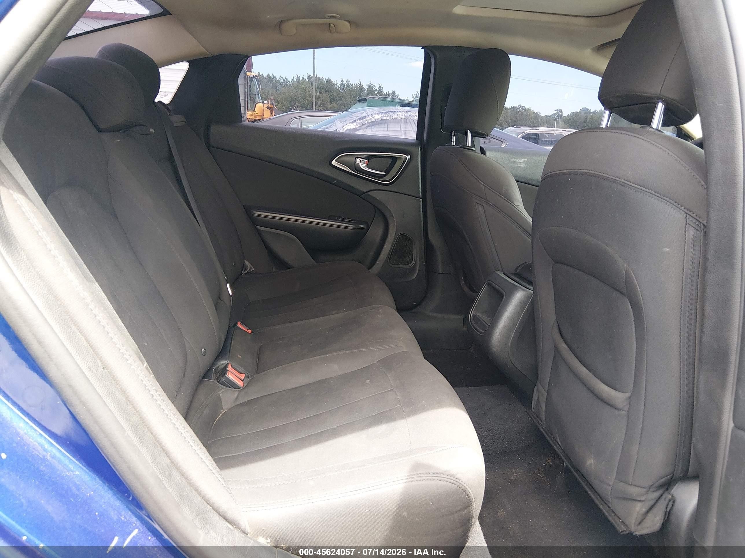 2015 Chrysler 200 Limited Blue vin: 1C3CCCAB9FN722816