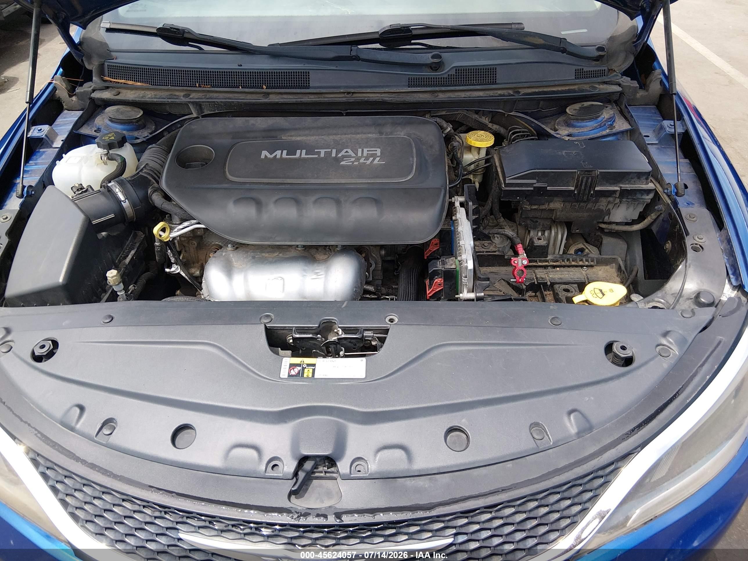 2015 Chrysler 200 Limited Blue vin: 1C3CCCAB9FN722816