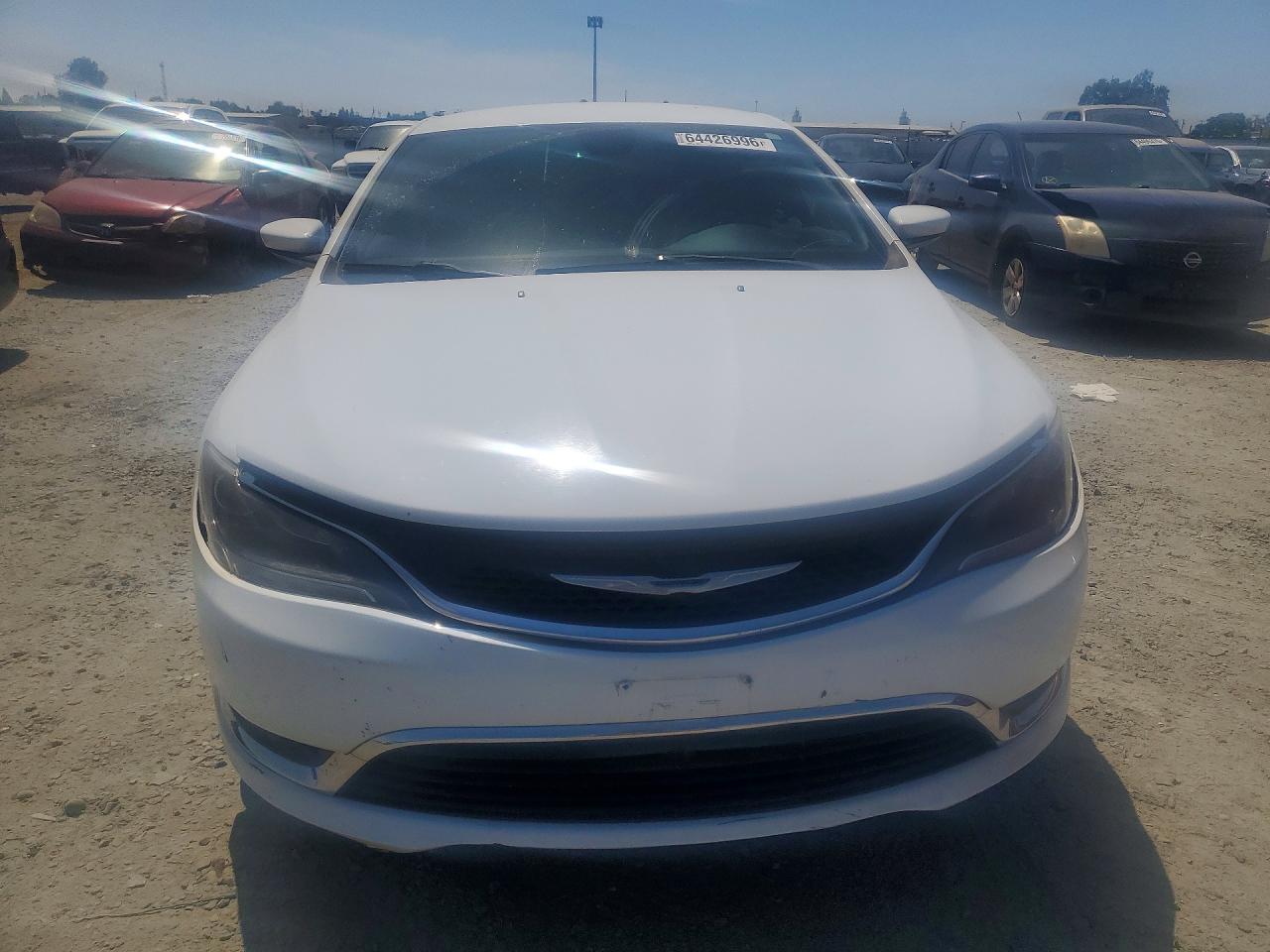 2015 Chrysler 200 Limited White vin: 1C3CCCAB9FN741172