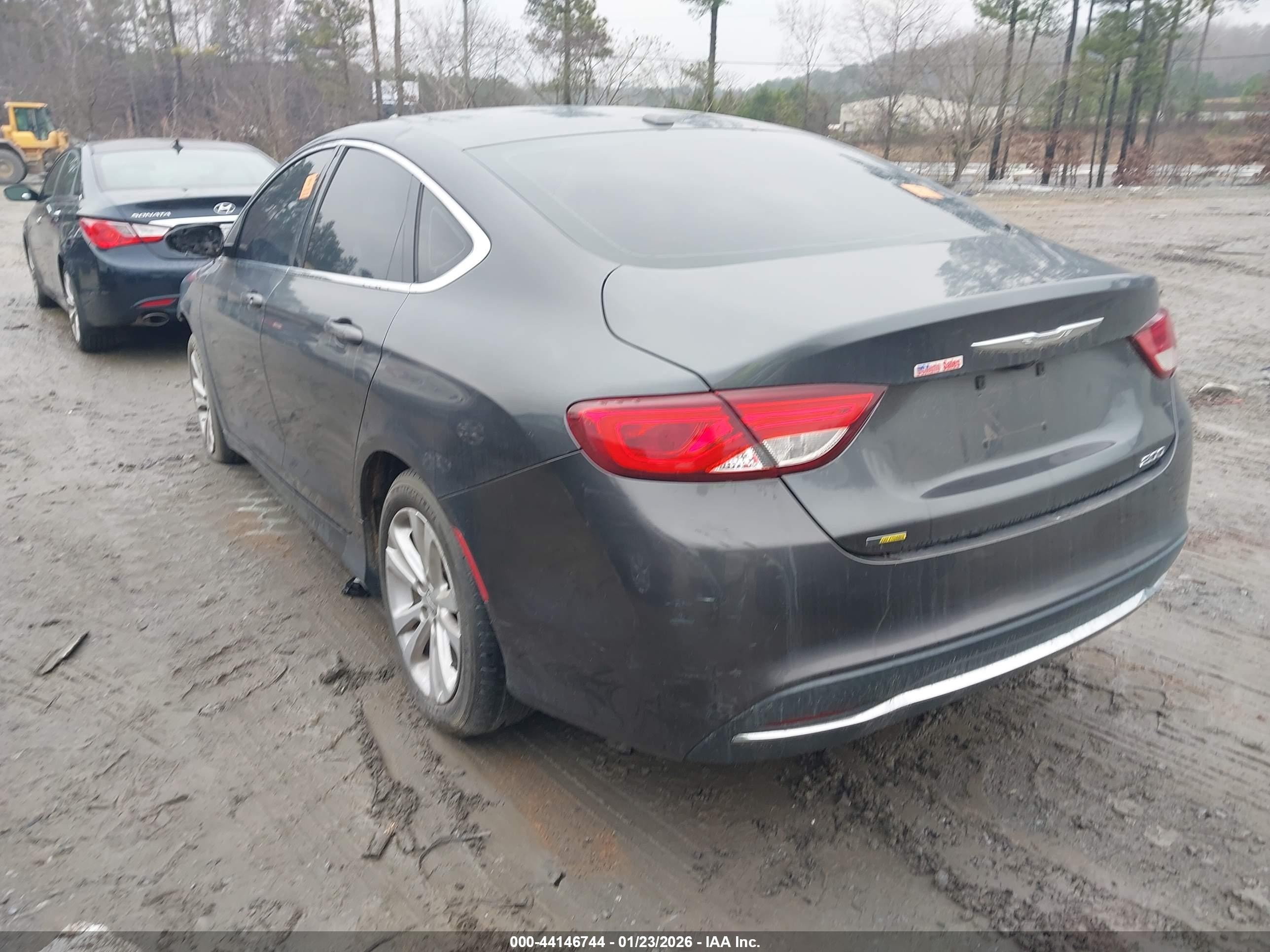 2015 Chrysler 200 Limited Gray vin: 1C3CCCAB9FN741270