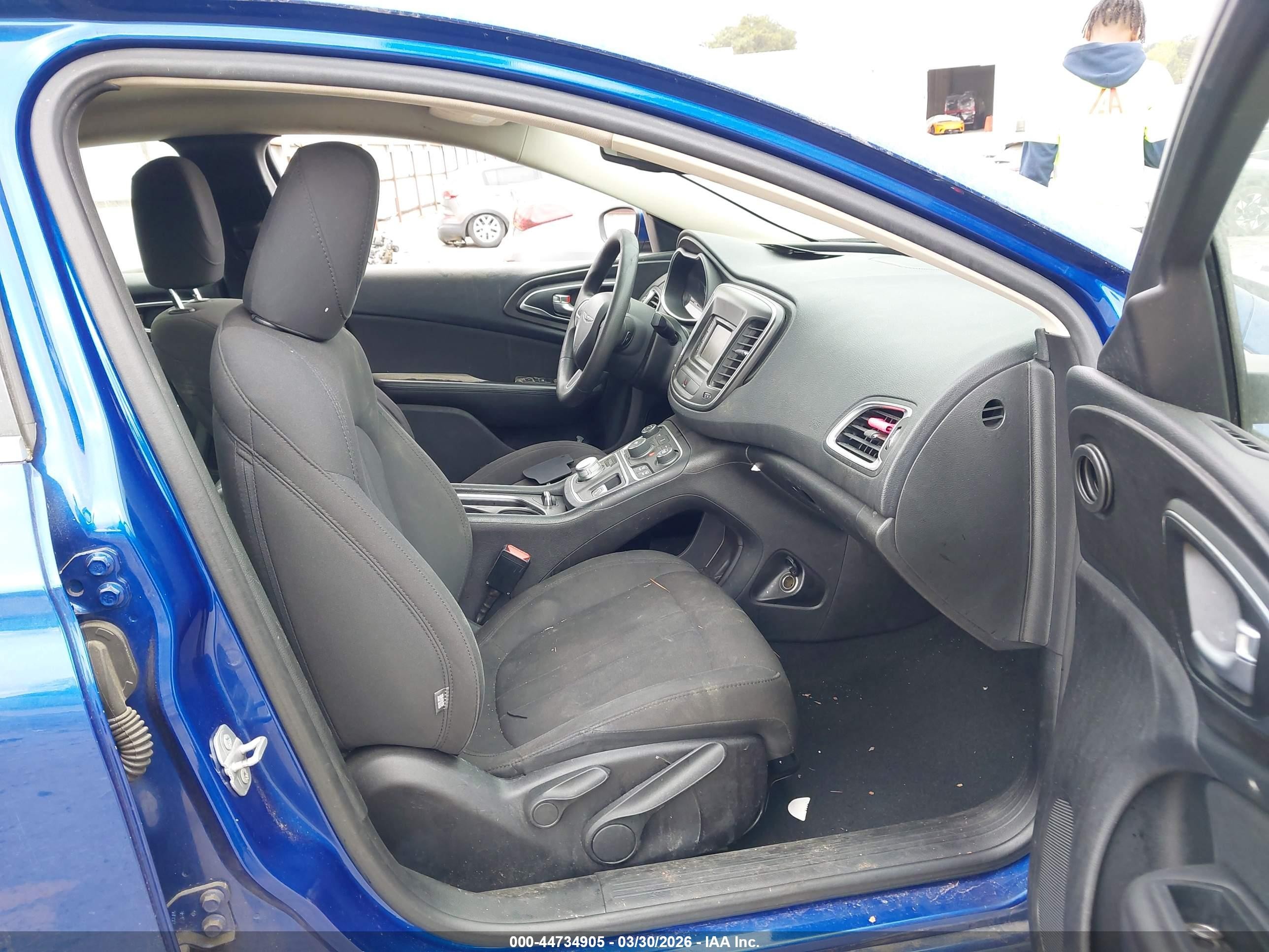 2015 Chrysler 200 Limited Blue vin: 1C3CCCAB9FN751071