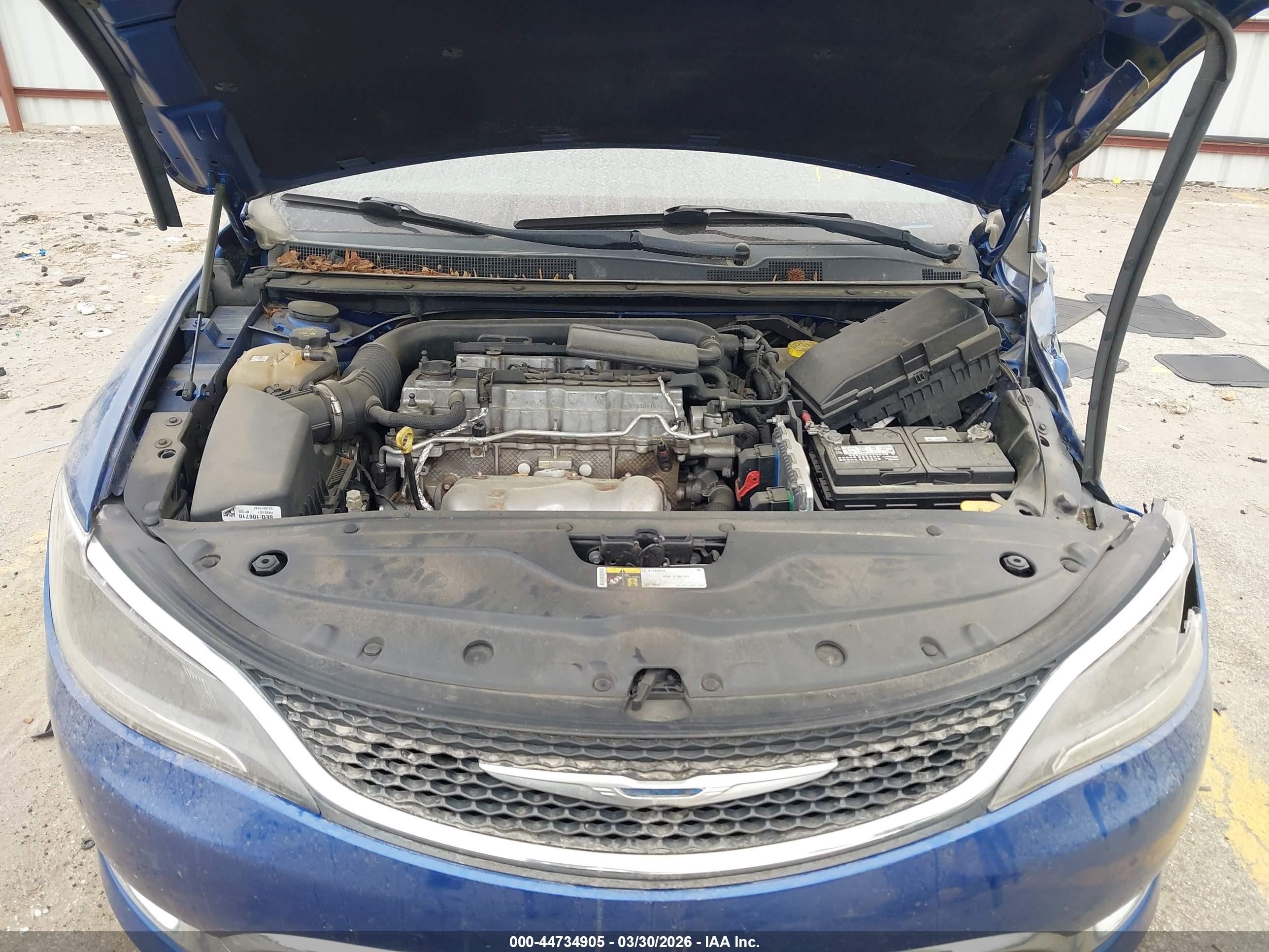 2015 Chrysler 200 Limited Blue vin: 1C3CCCAB9FN751071