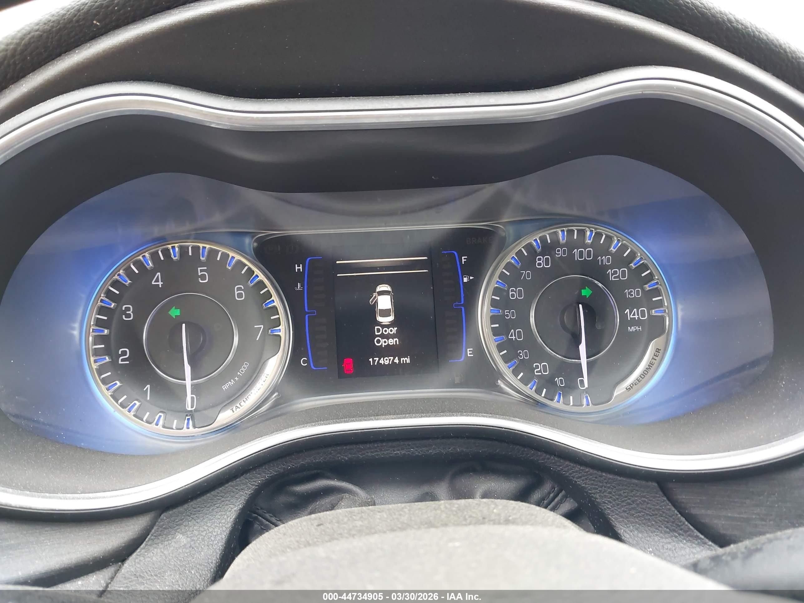 2015 Chrysler 200 Limited Blue vin: 1C3CCCAB9FN751071