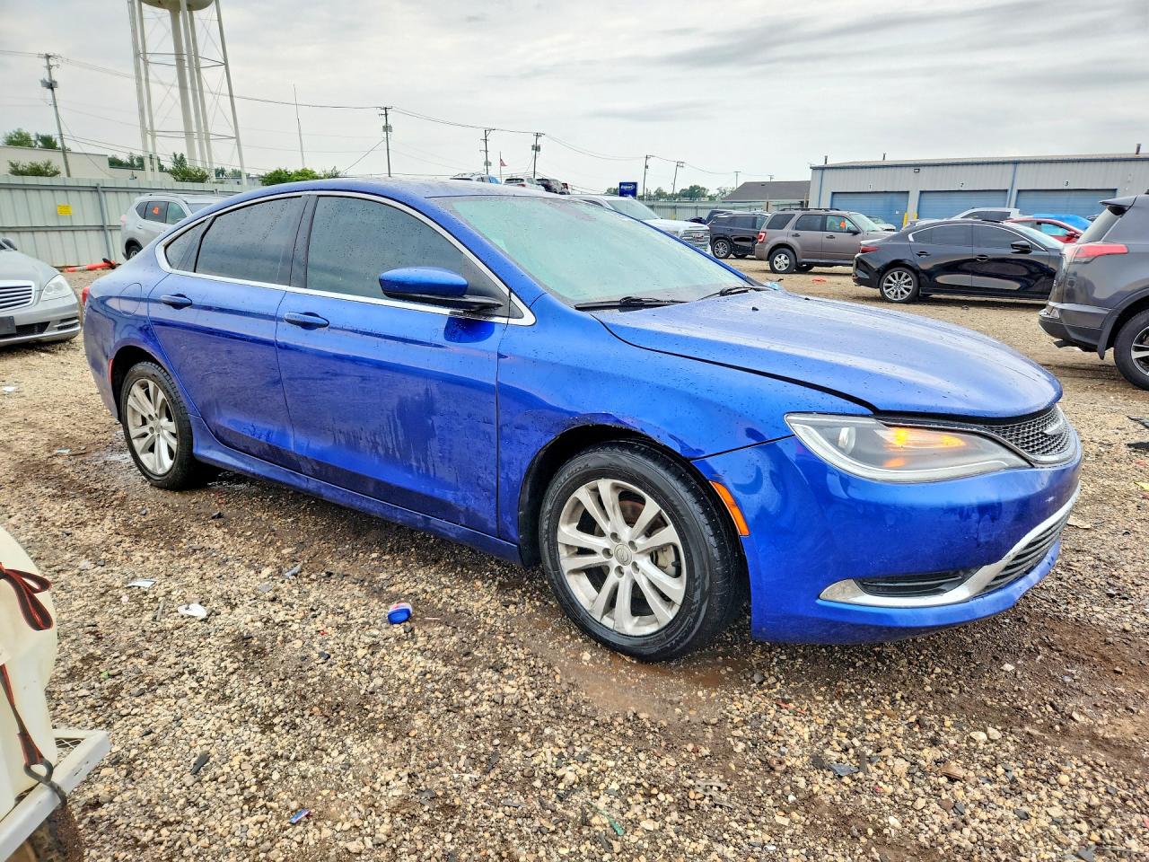 2016 Chrysler 200 Limited Blue vin: 1C3CCCAB9GN137509