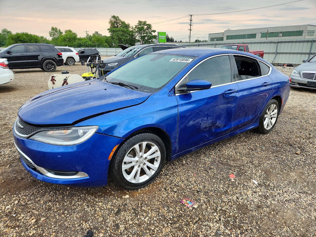 2016 Chrysler 200 Limited Blue vin: 1C3CCCAB9GN137509