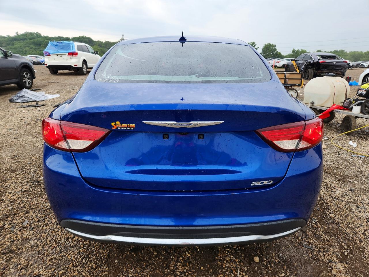 2016 Chrysler 200 Limited Blue vin: 1C3CCCAB9GN137509