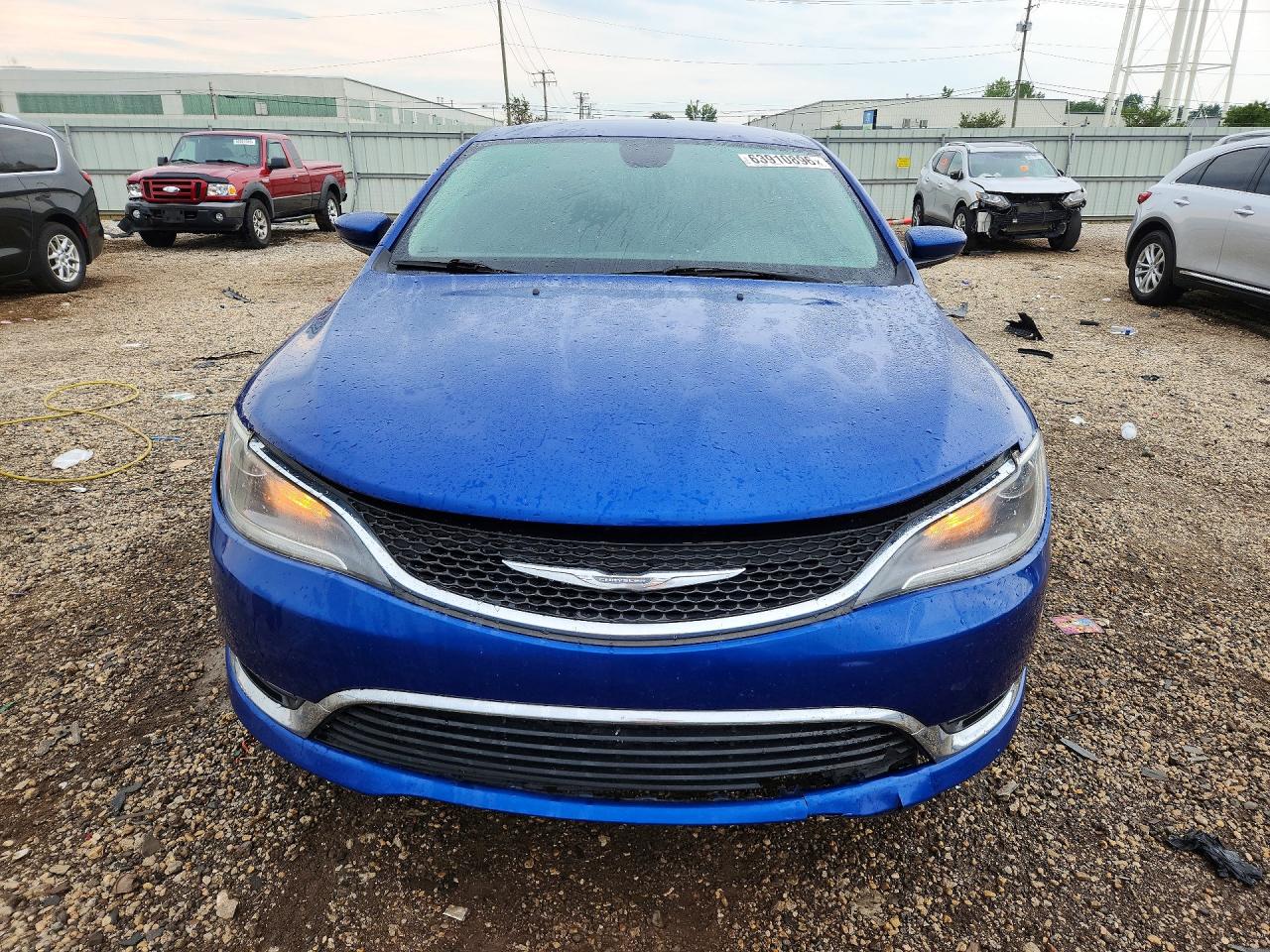 2016 Chrysler 200 Limited Blue vin: 1C3CCCAB9GN137509
