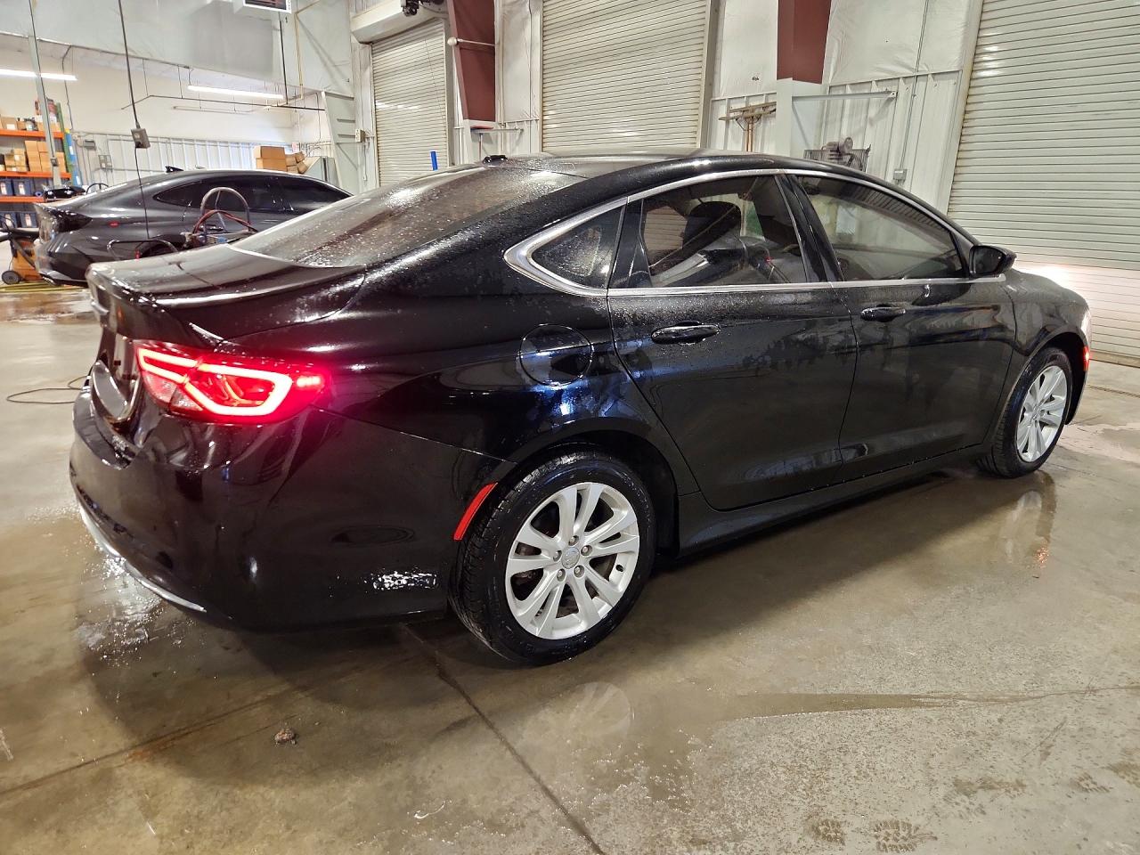 2015 Chrysler 200 Limited Black vin: 1C3CCCABXFN534967