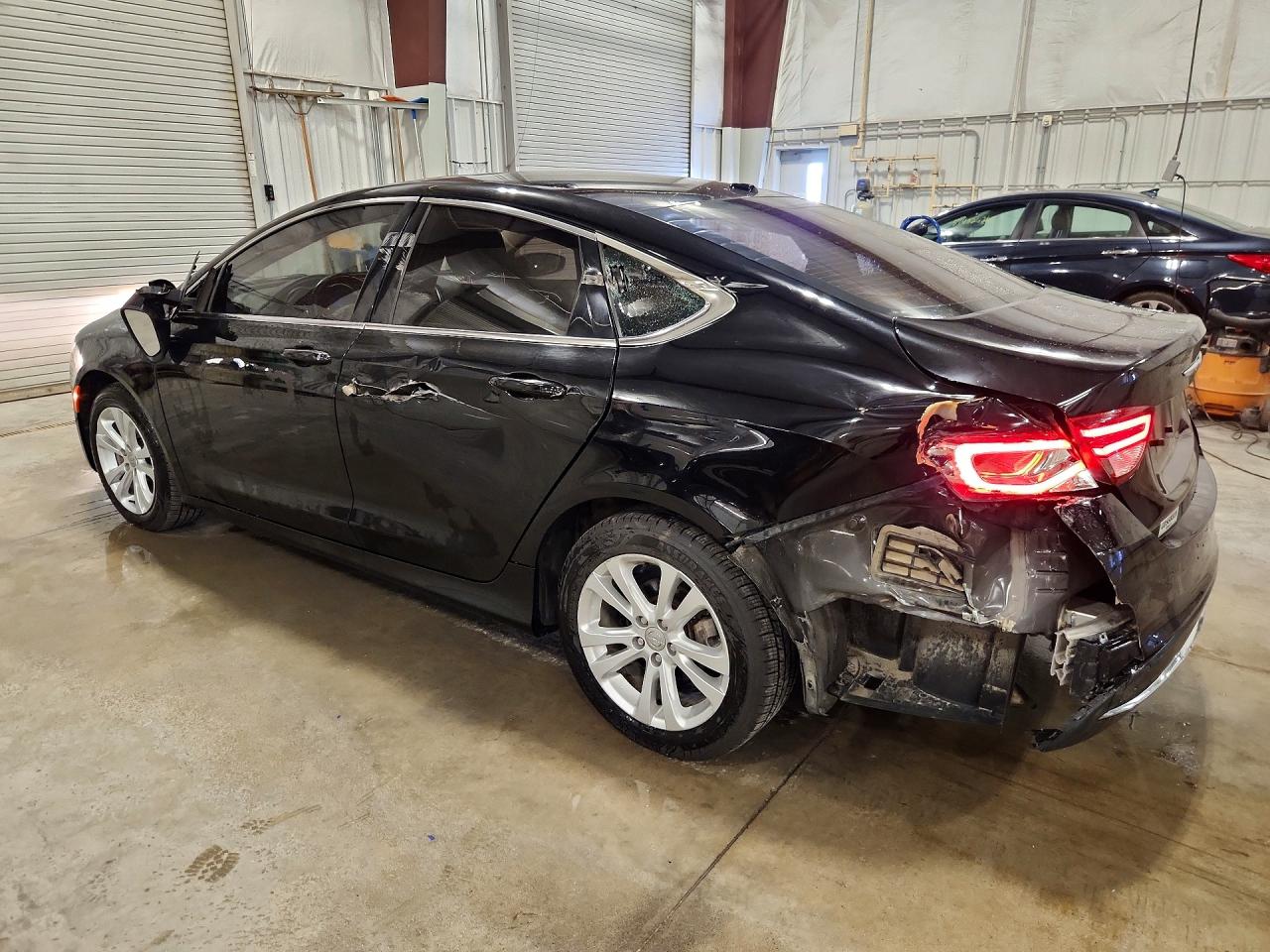 2015 Chrysler 200 Limited Black vin: 1C3CCCABXFN534967