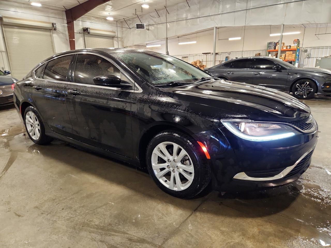 2015 Chrysler 200 Limited Black vin: 1C3CCCABXFN534967
