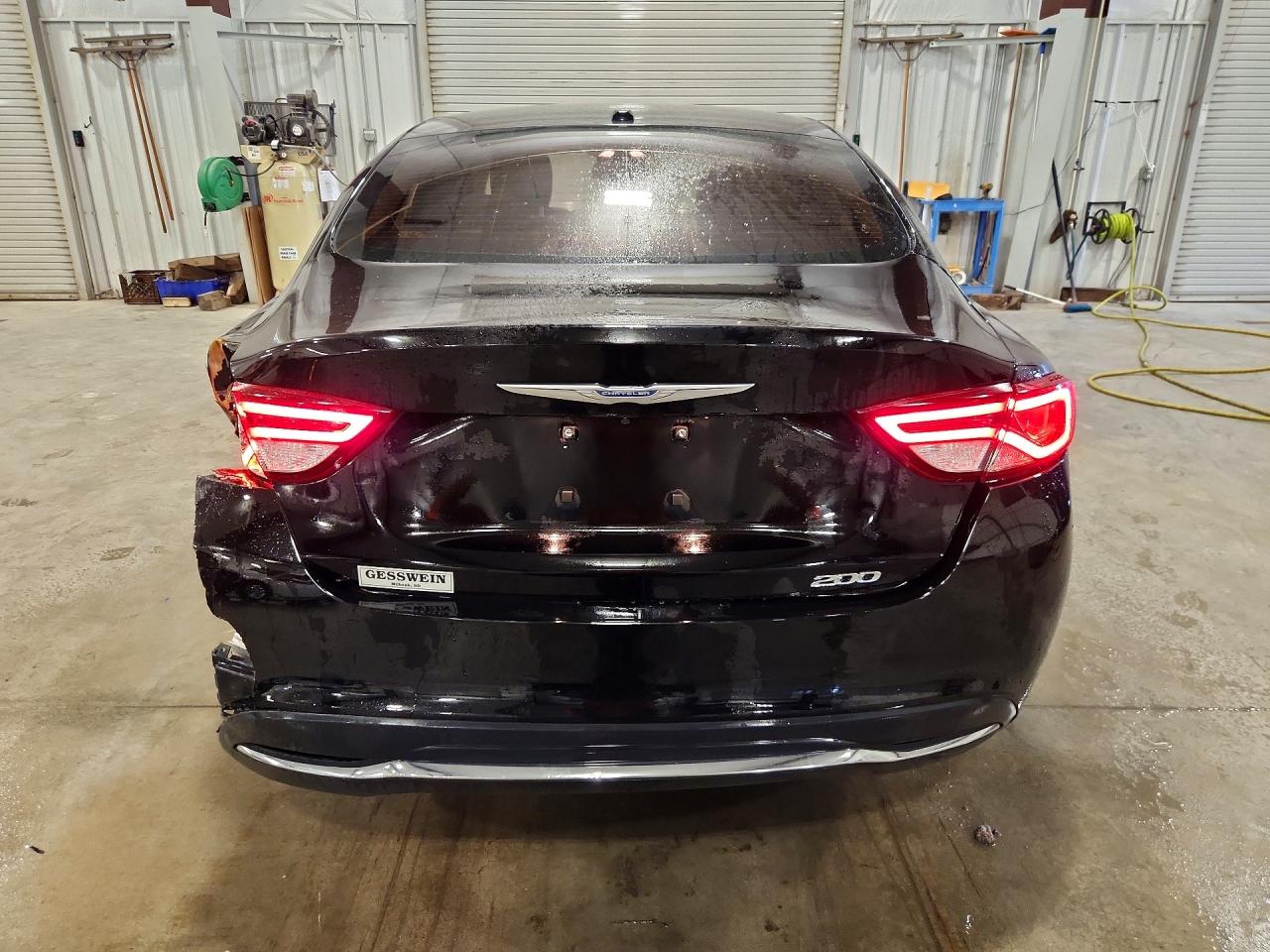 2015 Chrysler 200 Limited Black vin: 1C3CCCABXFN534967