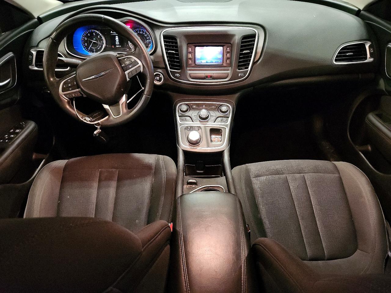 2015 Chrysler 200 Limited Black vin: 1C3CCCABXFN534967