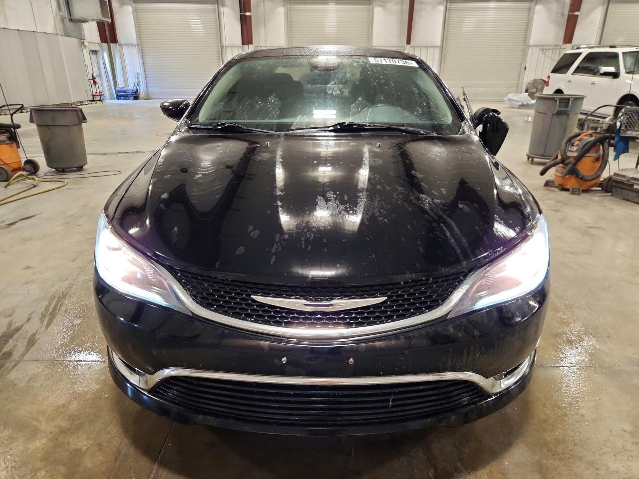 2015 Chrysler 200 Limited Black vin: 1C3CCCABXFN534967
