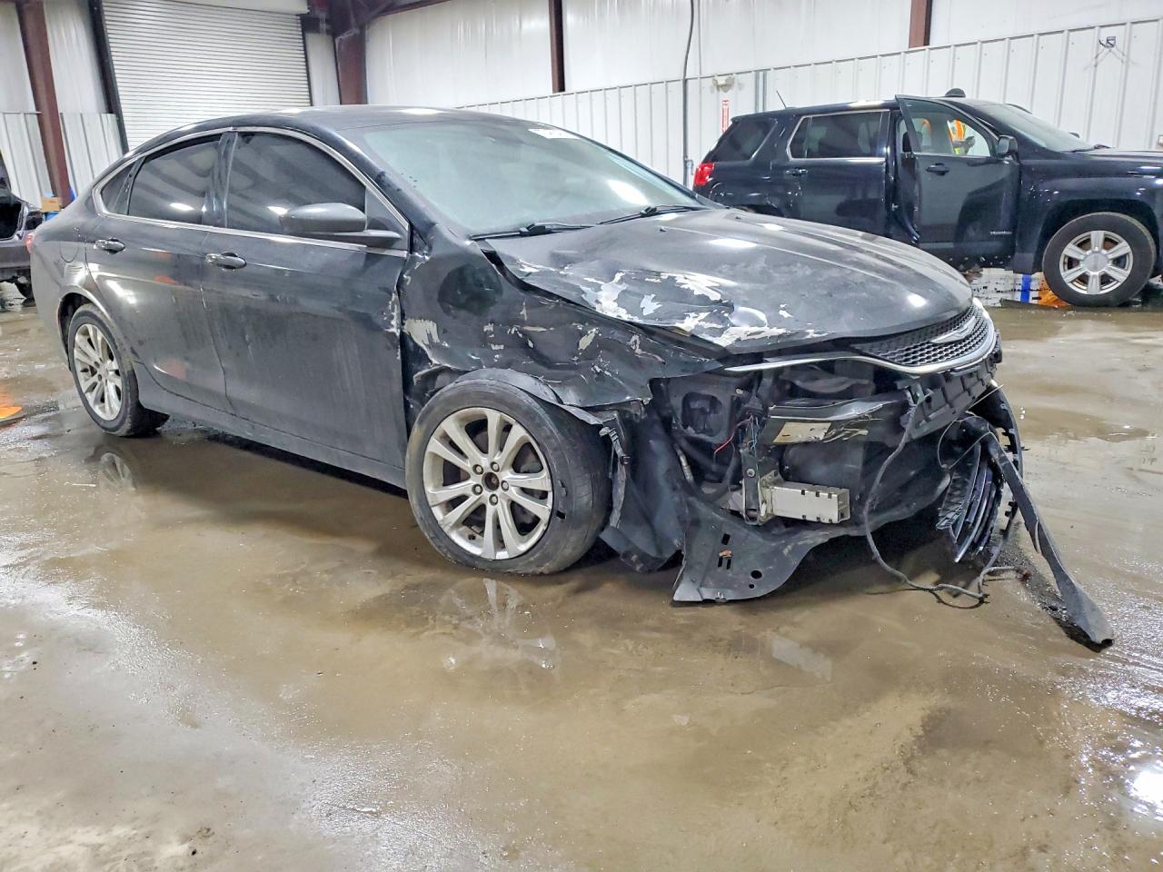 2015 Chrysler 200 Черный vin: 1C3CCCABXFN536332