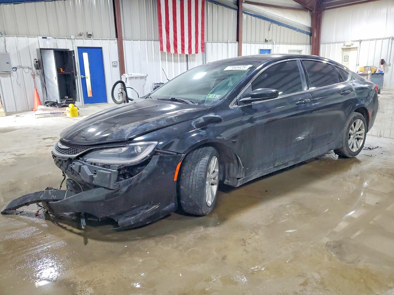 2015 Chrysler 200 Черный vin: 1C3CCCABXFN536332