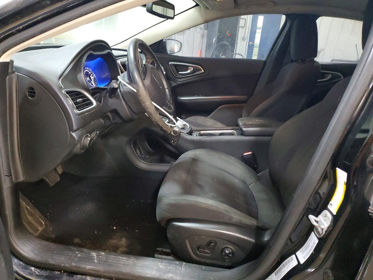 2015 Chrysler 200 Черный vin: 1C3CCCABXFN536332