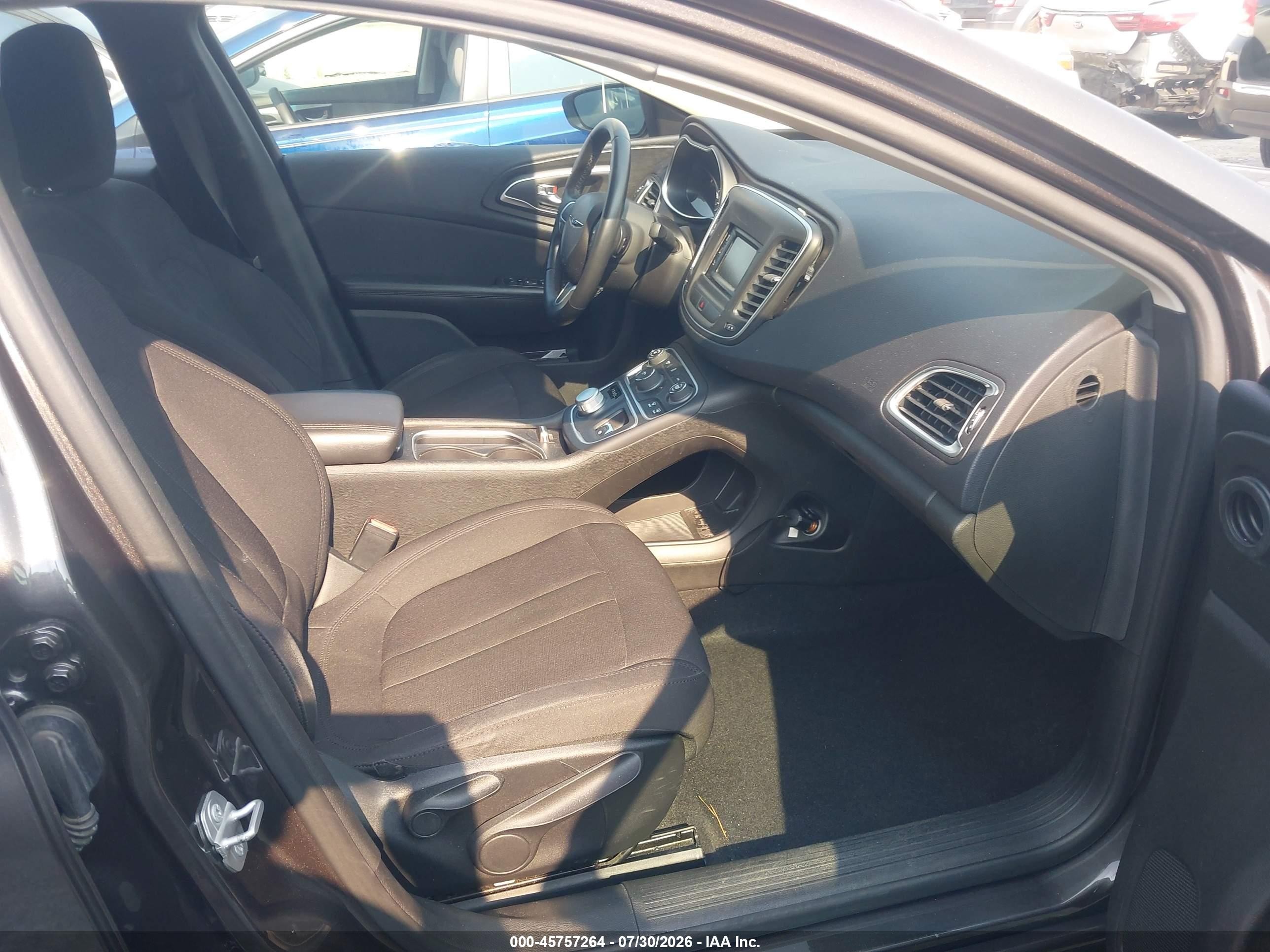 2015 Chrysler 200 Limited Gray vin: 1C3CCCABXFN539151