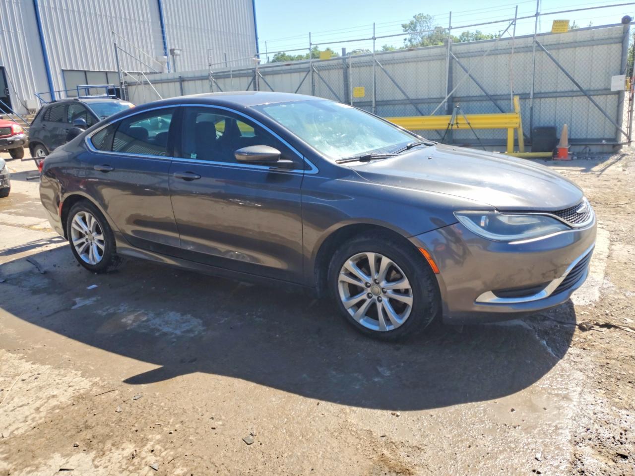 2015 Chrysler 200 Limited Серый vin: 1C3CCCABXFN561201