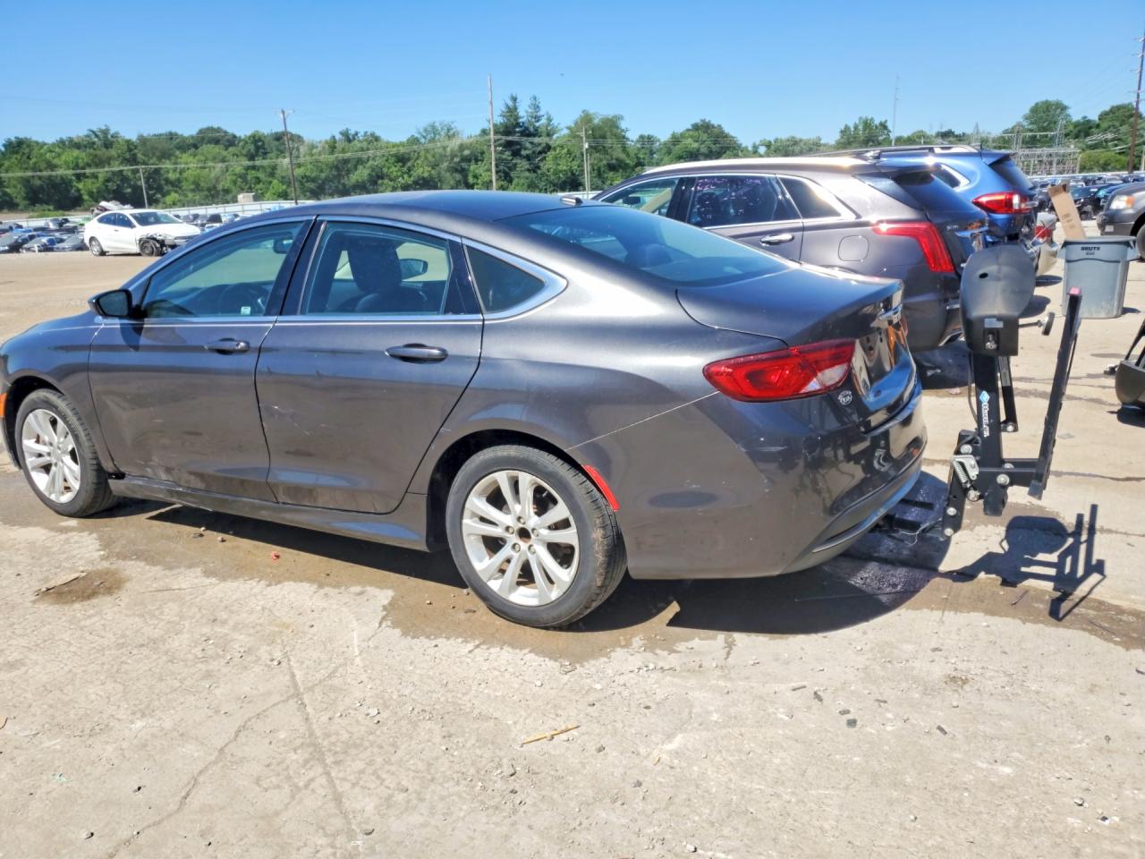 2015 Chrysler 200 Limited Серый vin: 1C3CCCABXFN561201