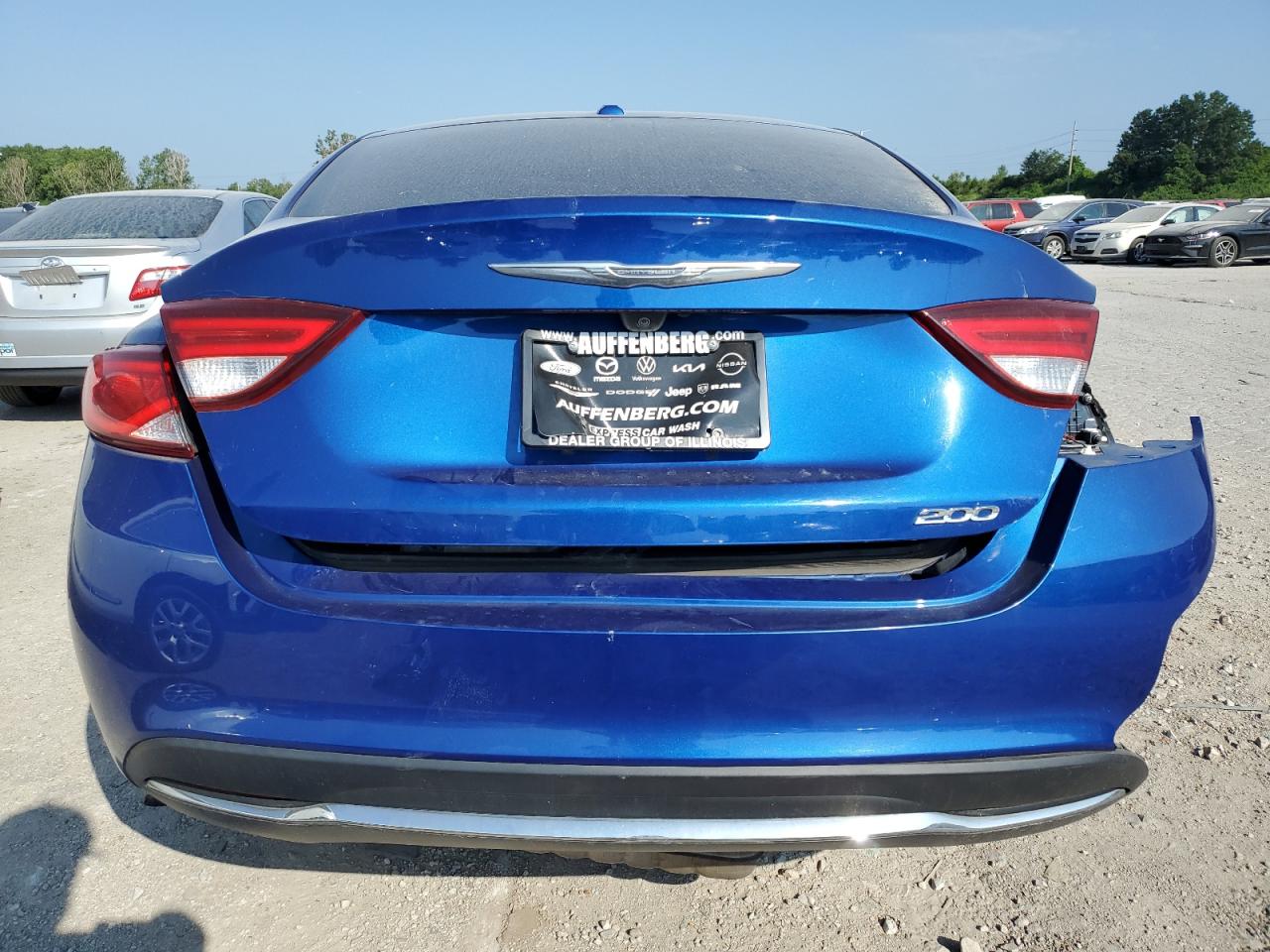 2015 Chrysler 200 Limited Blue vin: 1C3CCCABXFN563269