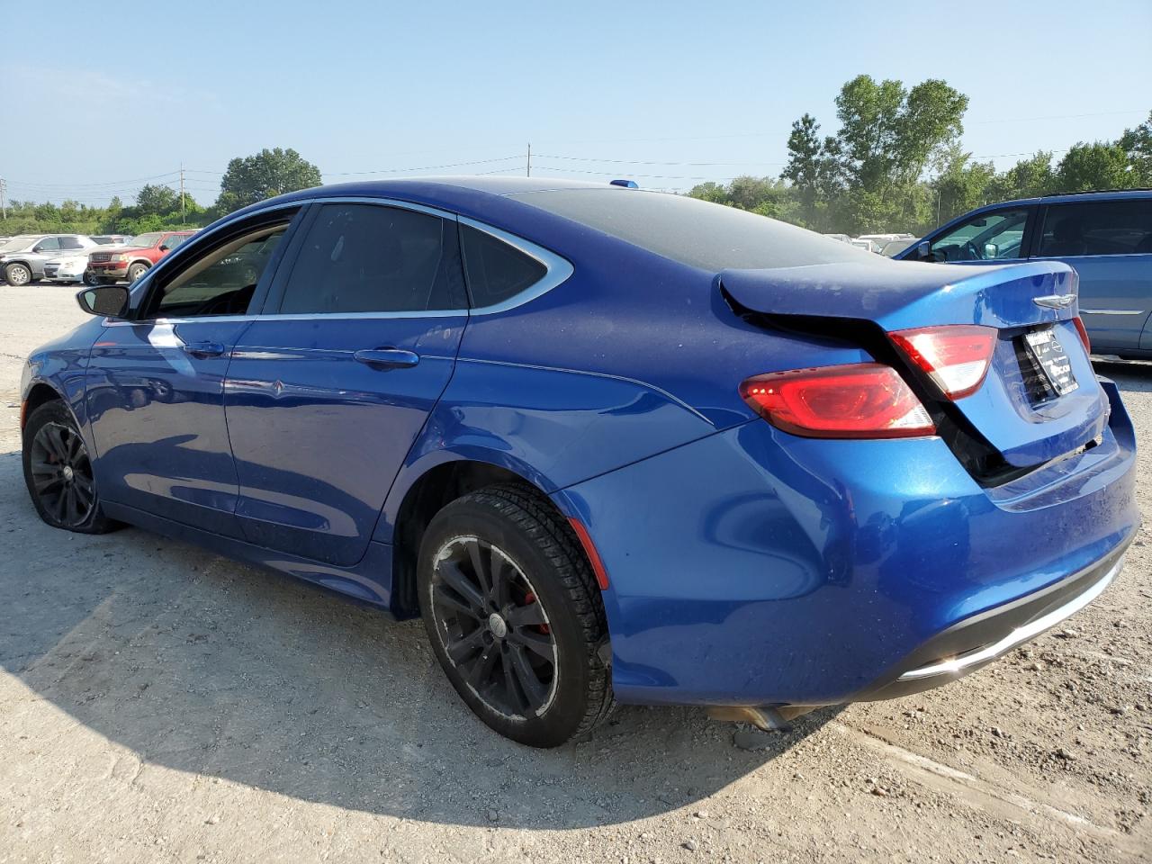2015 Chrysler 200 Limited Blue vin: 1C3CCCABXFN563269