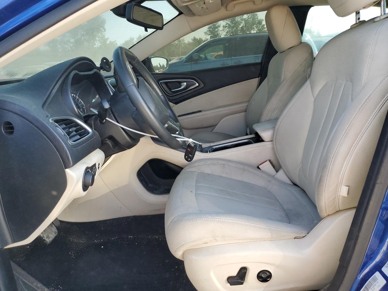 2015 Chrysler 200 Limited Blue vin: 1C3CCCABXFN563269