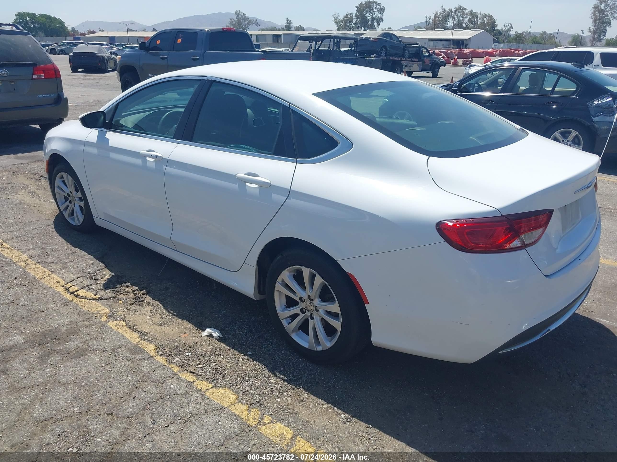2015 Chrysler 200 Limited Белый vin: 1C3CCCABXFN574885