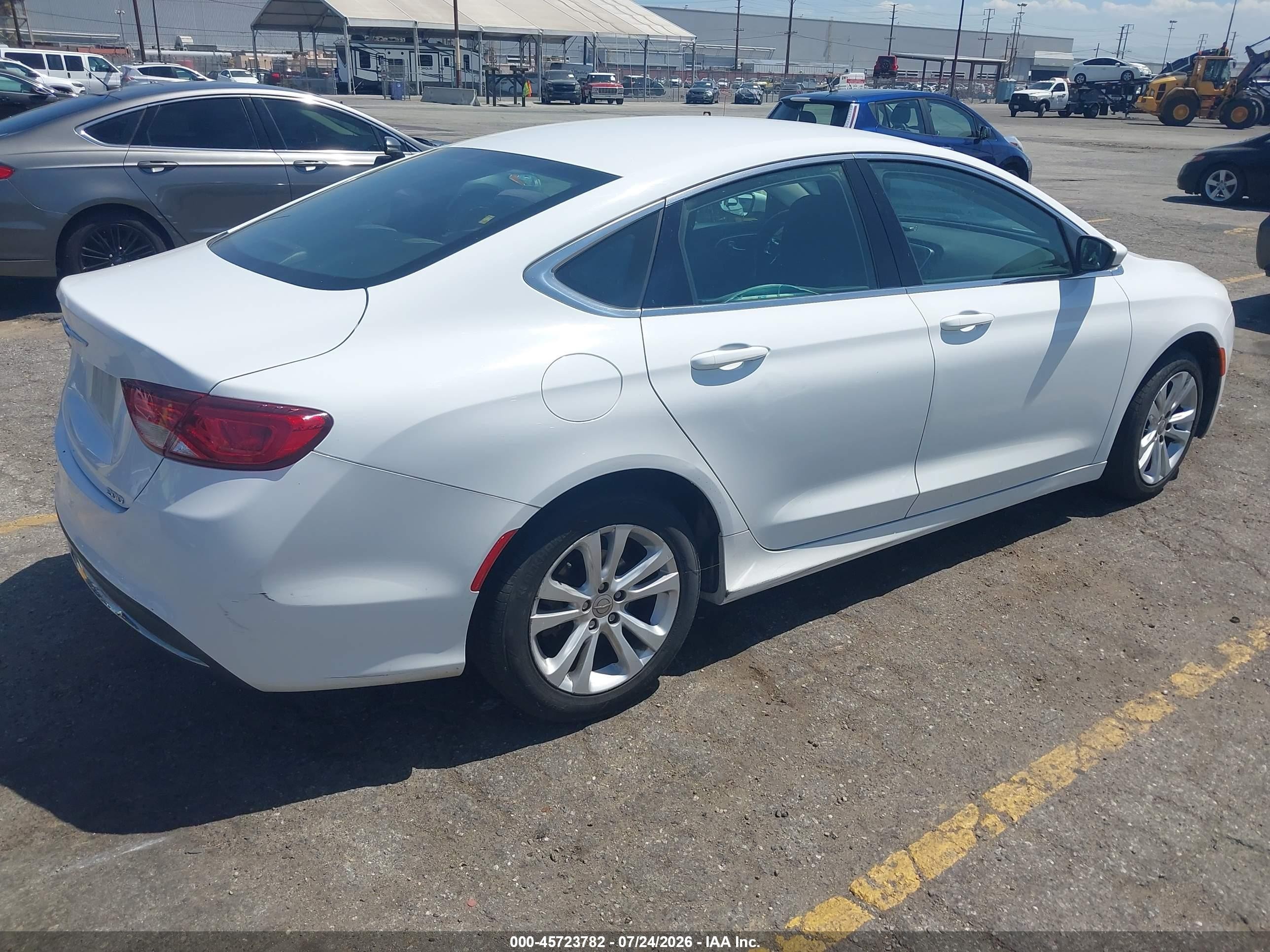 2015 Chrysler 200 Limited Белый vin: 1C3CCCABXFN574885