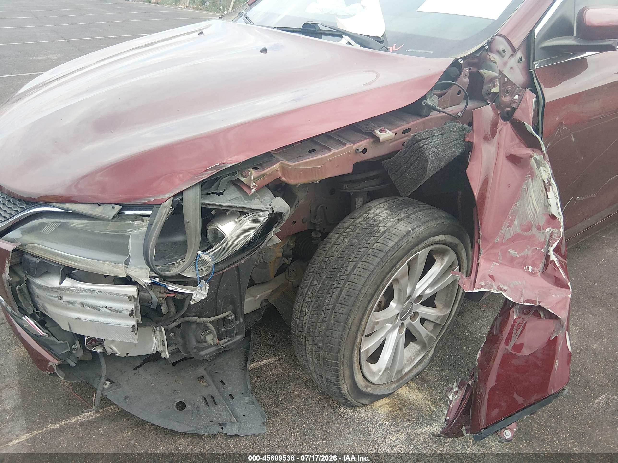 2015 Chrysler 200 Limited Maroon vin: 1C3CCCABXFN631456