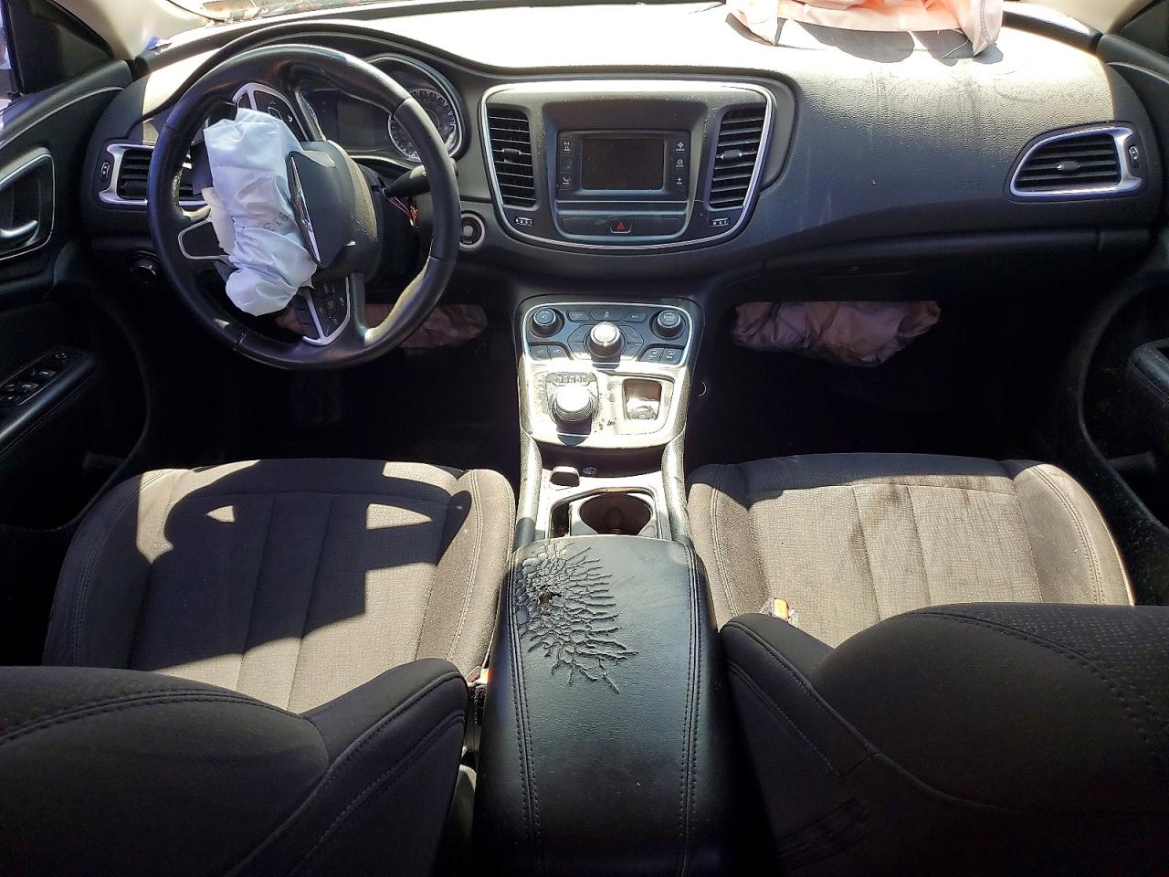 2015 Chrysler 200 Limited Gray vin: 1C3CCCABXFN632574