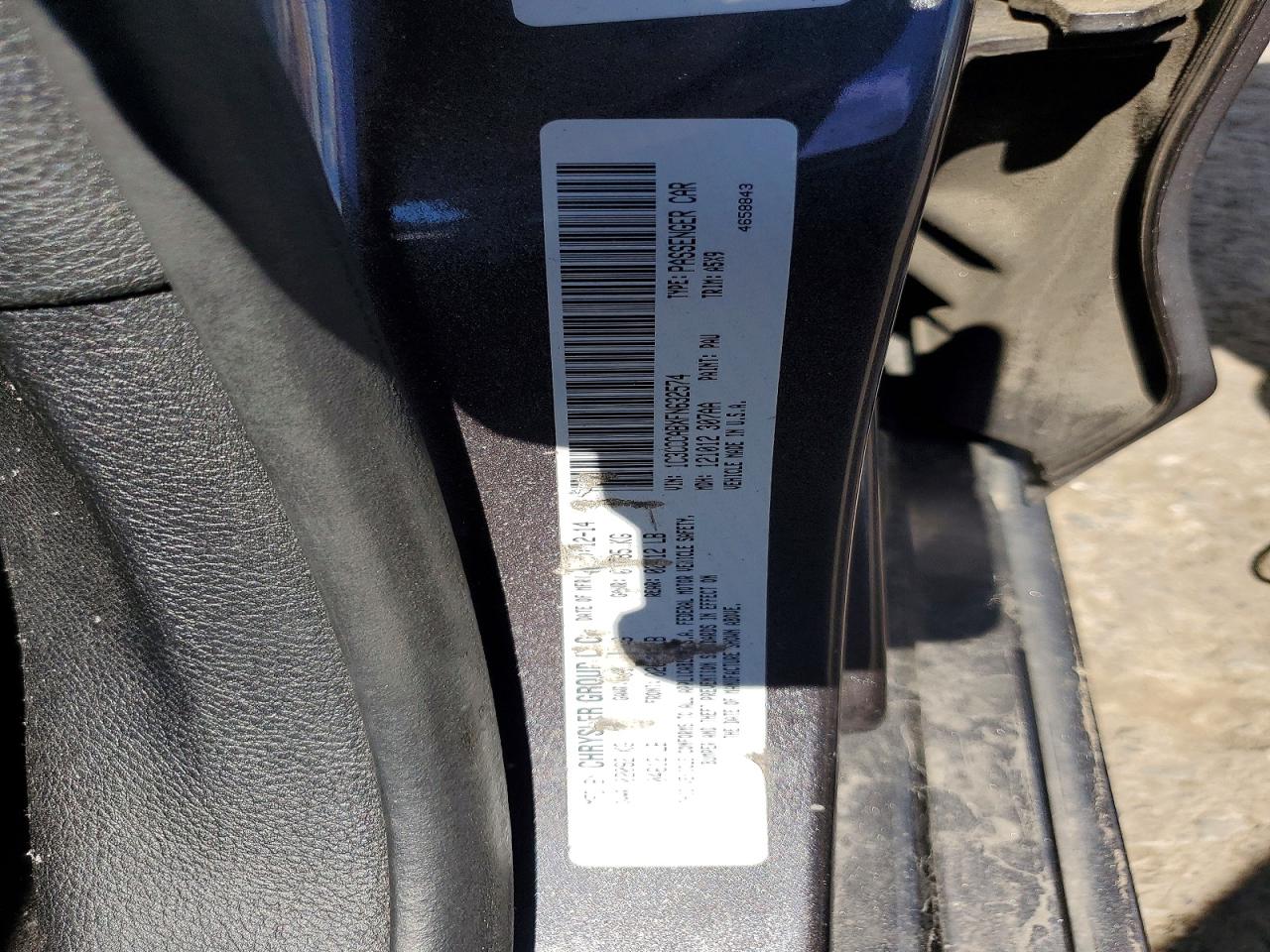 2015 Chrysler 200 Limited Gray vin: 1C3CCCABXFN632574