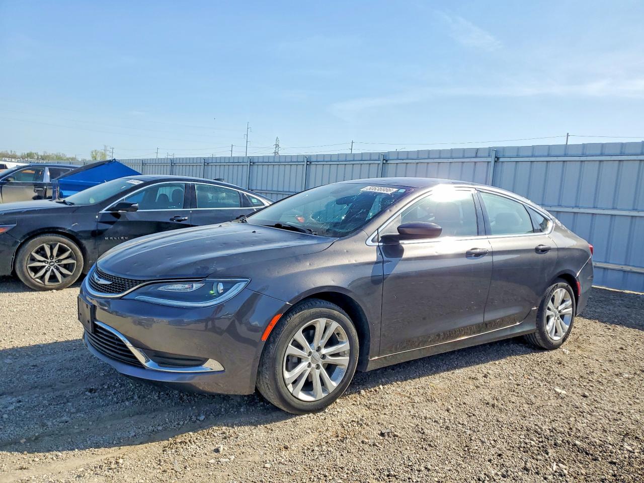 2015 Chrysler 200 Limited Серый vin: 1C3CCCABXFN646331