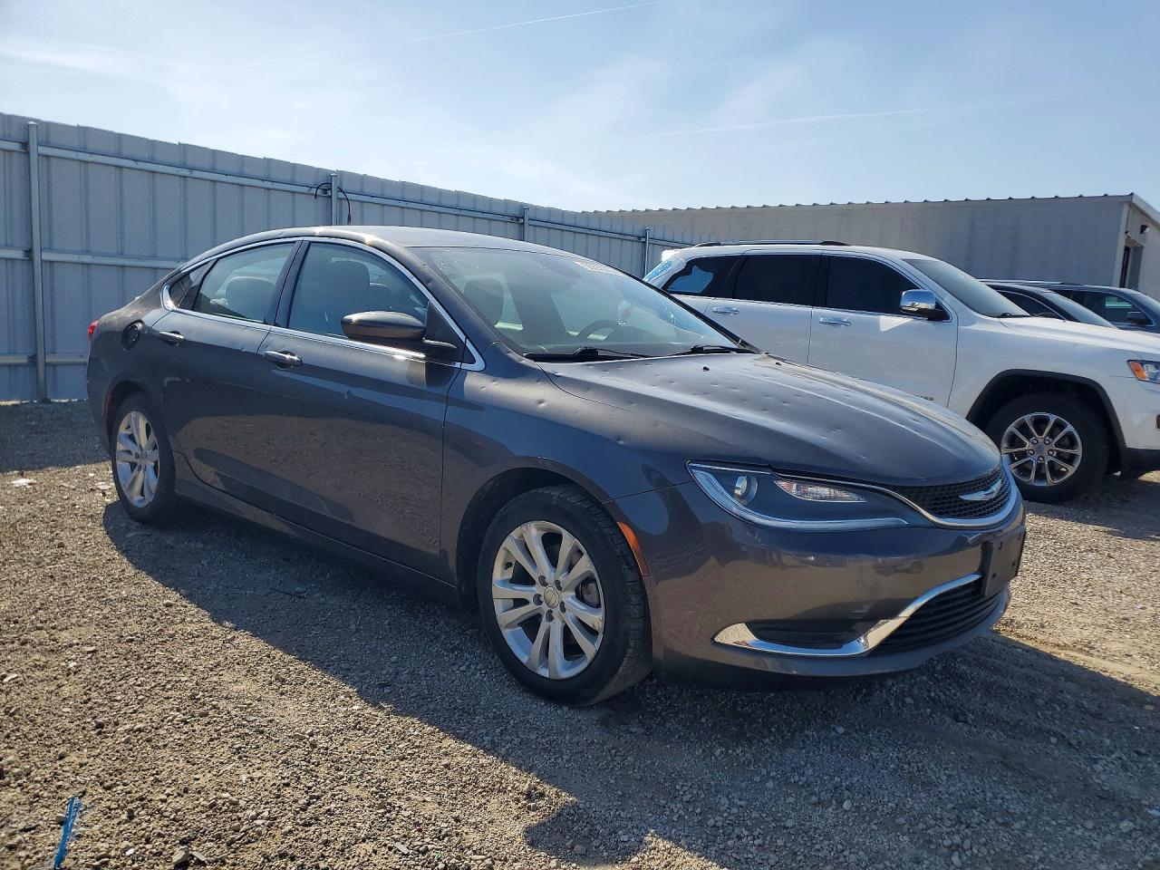 2015 Chrysler 200 Limited Серый vin: 1C3CCCABXFN646331