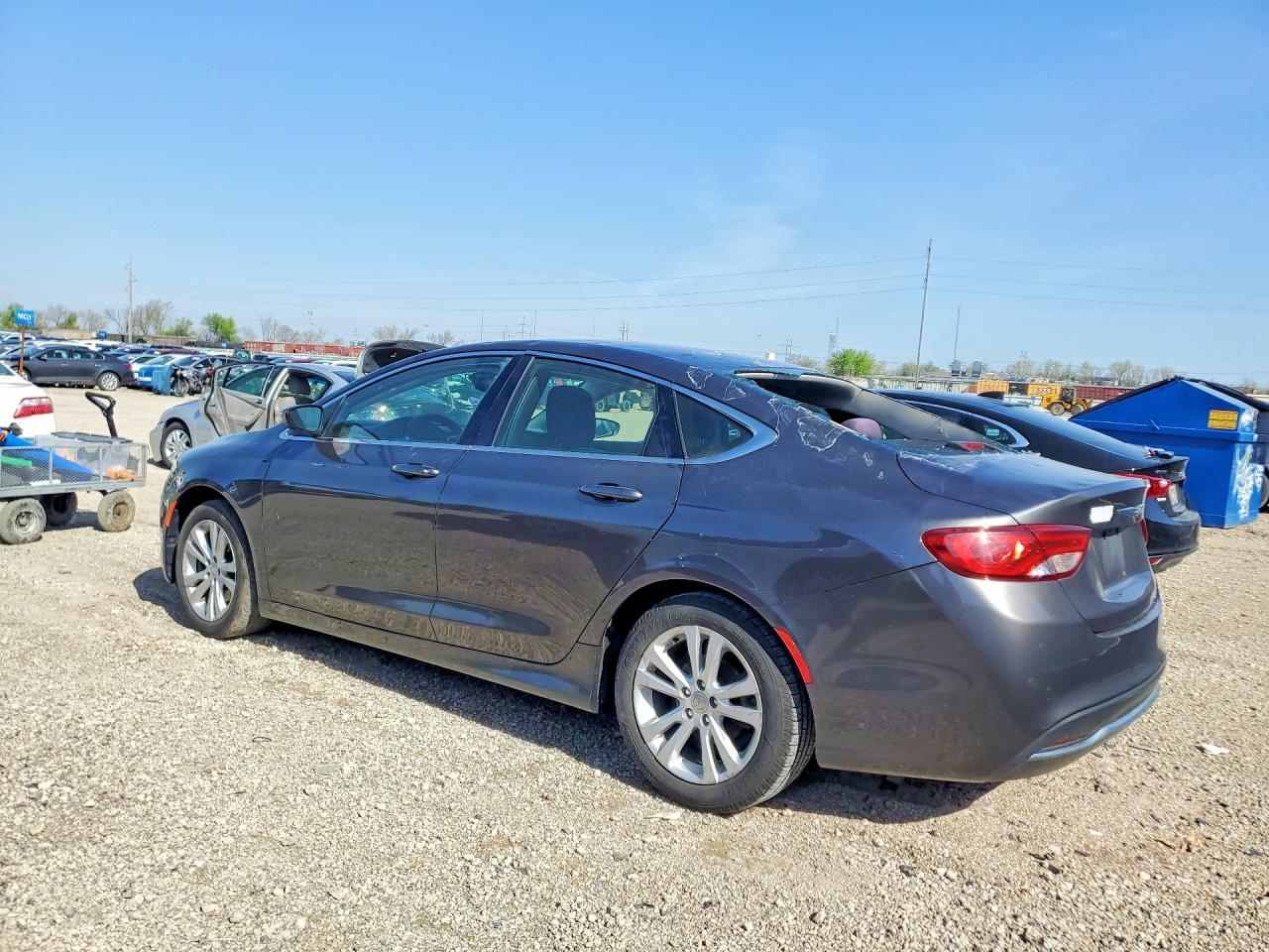 2015 Chrysler 200 Limited Серый vin: 1C3CCCABXFN646331